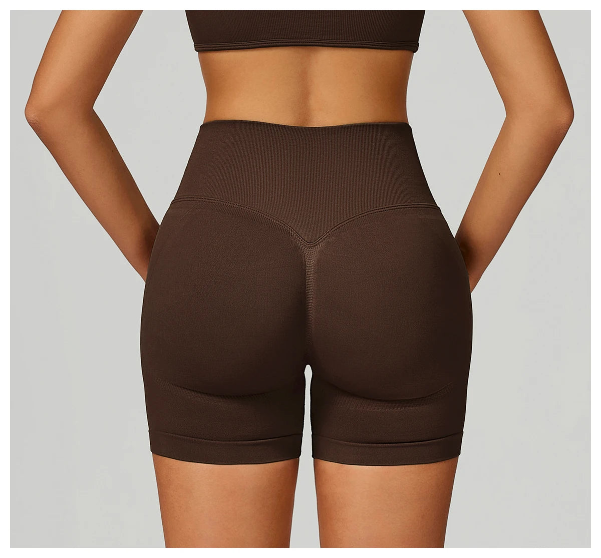 Seamless Women Sports Short Yoga Legging Shorts Squat Proof High Waist Fitness Tight Shorts Cycling Impact Workout Gym Shorts