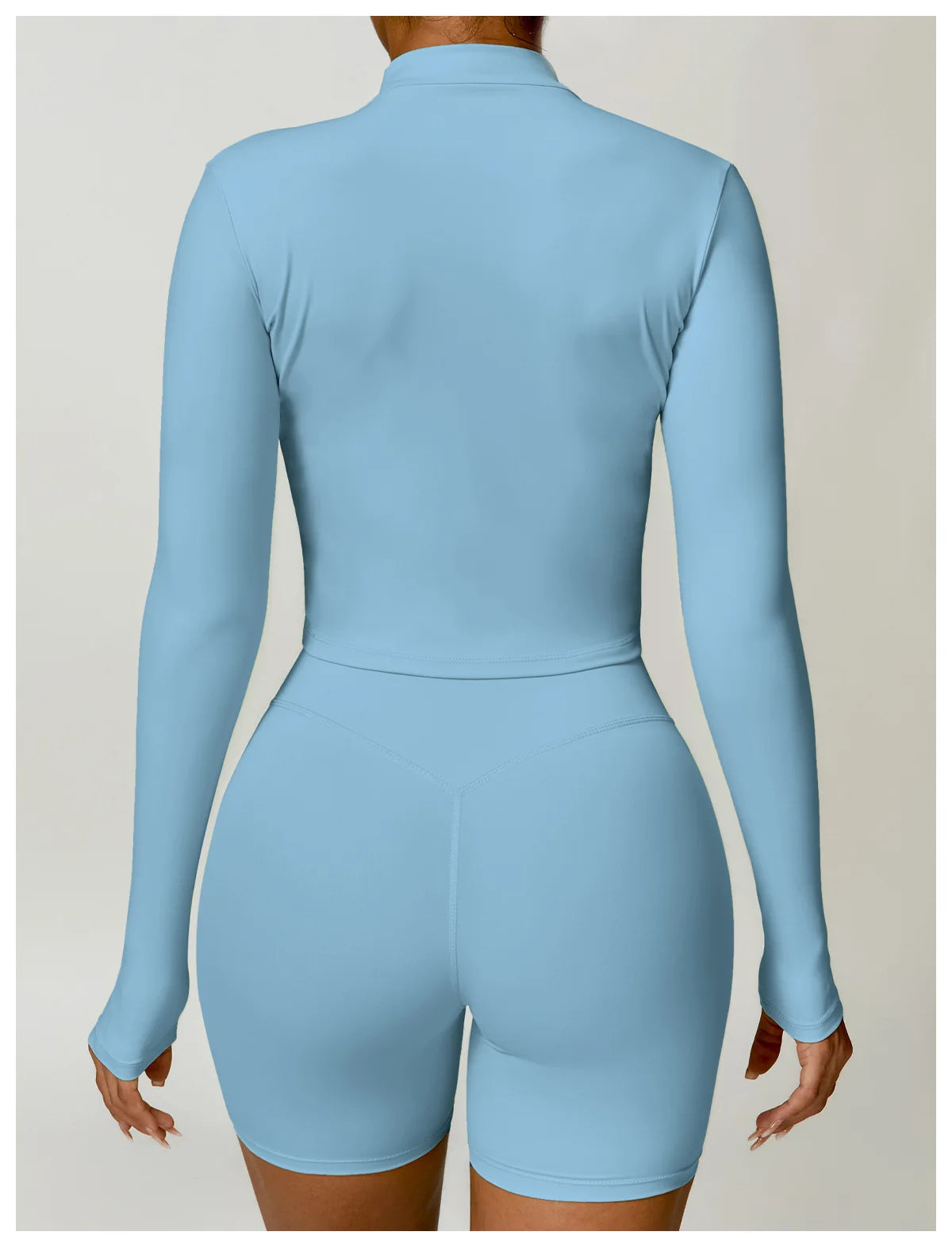 New Running Elasticity Yoga Jacket Zipper Slimming Top Coat Women's Sports Jacket Gym Workout Sports Long Sleeves Women Tights