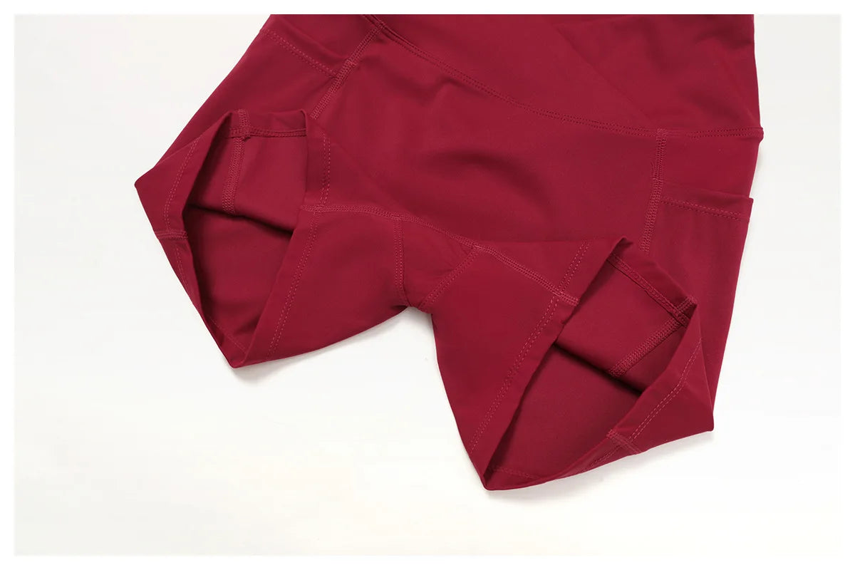 Cross Waist Head Yoga Shorts High Waist Workout Fitness Lift Butt Fitness Tights Gym Running Body Shaper Pants Casual Sportswear