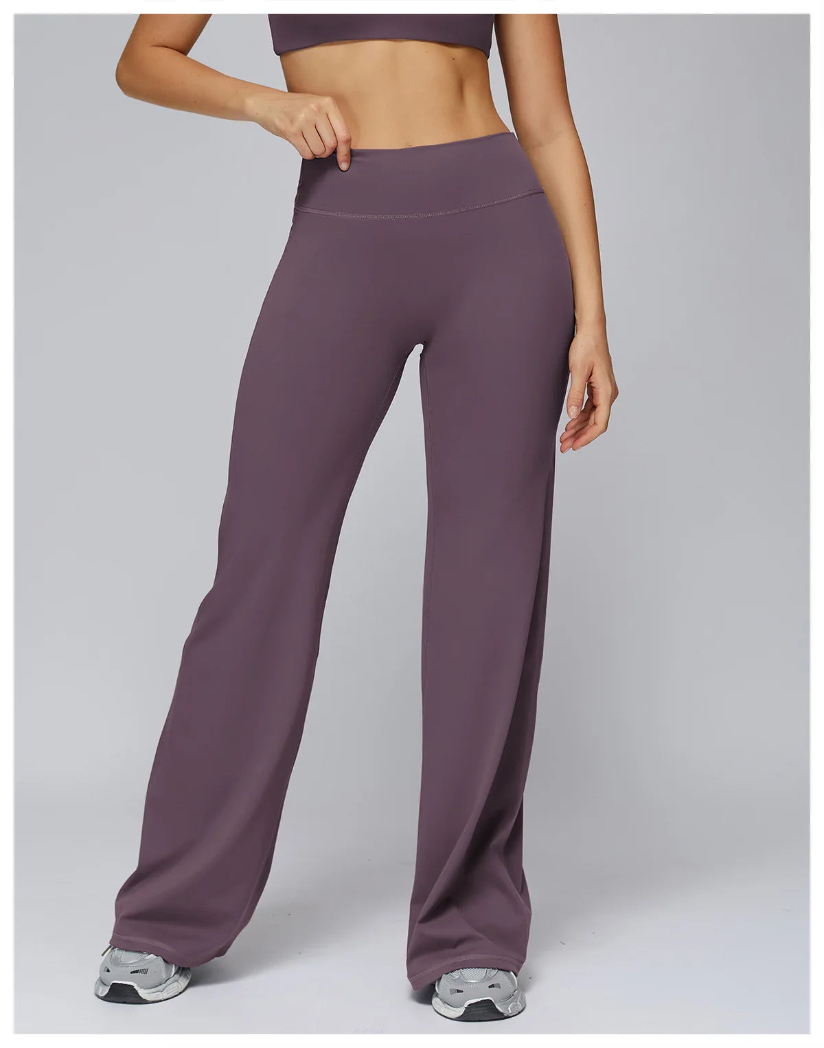 High Waist Flared Leggings Women Gym Fitness Yoga Pants Workout Runing Sport Leggings Women's Control Tummy Yoga Wide Leg Pants