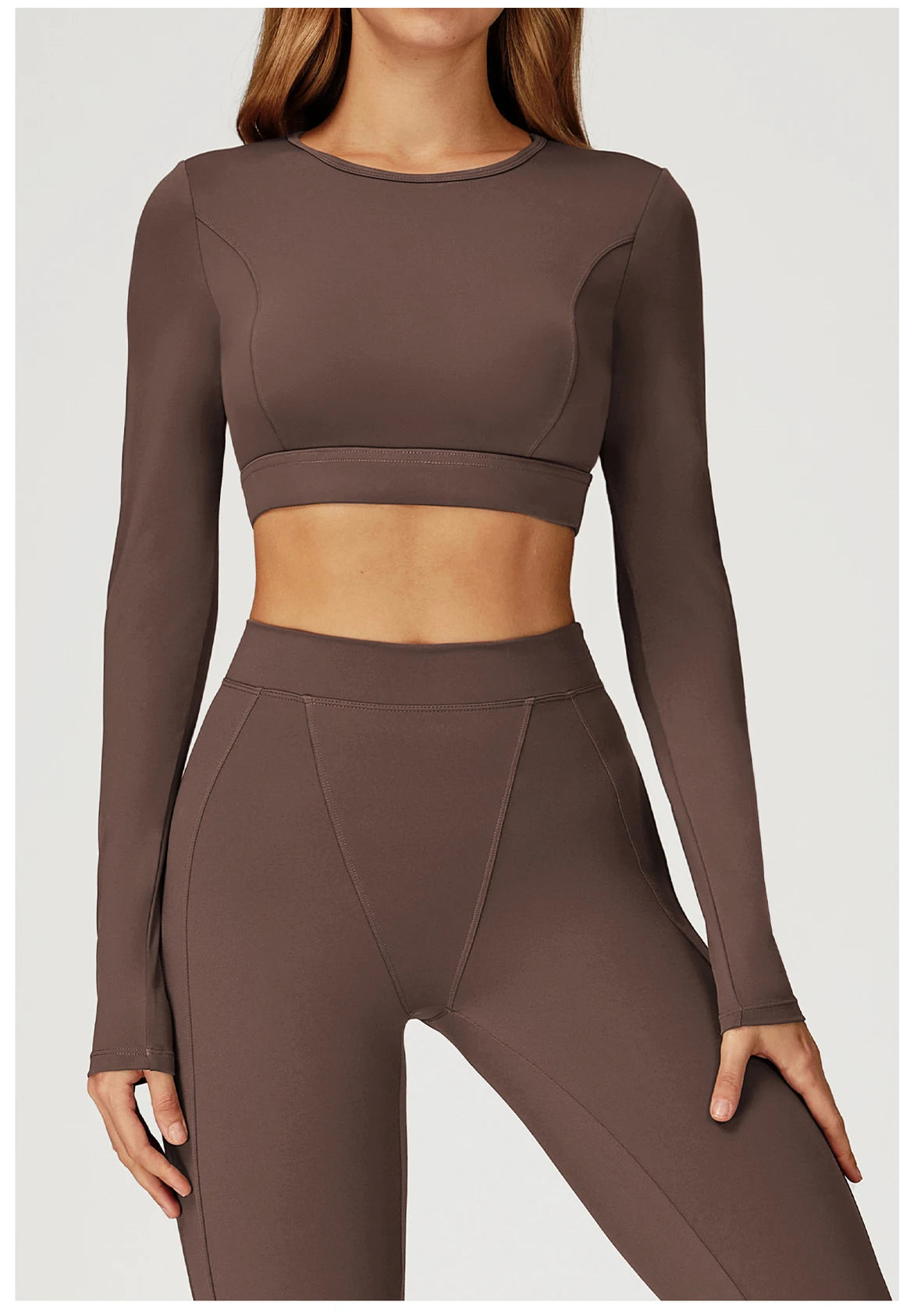 Women Yoga Shirts Crop Top Yoga Long Sleeves Shirts for Women Yoga Sports Running Fitness Gym Clothes Push Up Workout Tops
