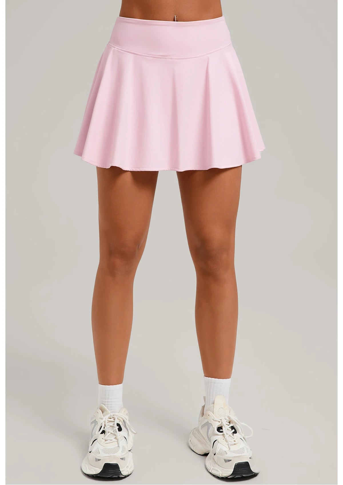 High Waisted Tennis Mini Skirt Women's Tennis Yoga Golf Sports Belt Safety Pants Pocket Comfortable and Breathable Sports Skirt