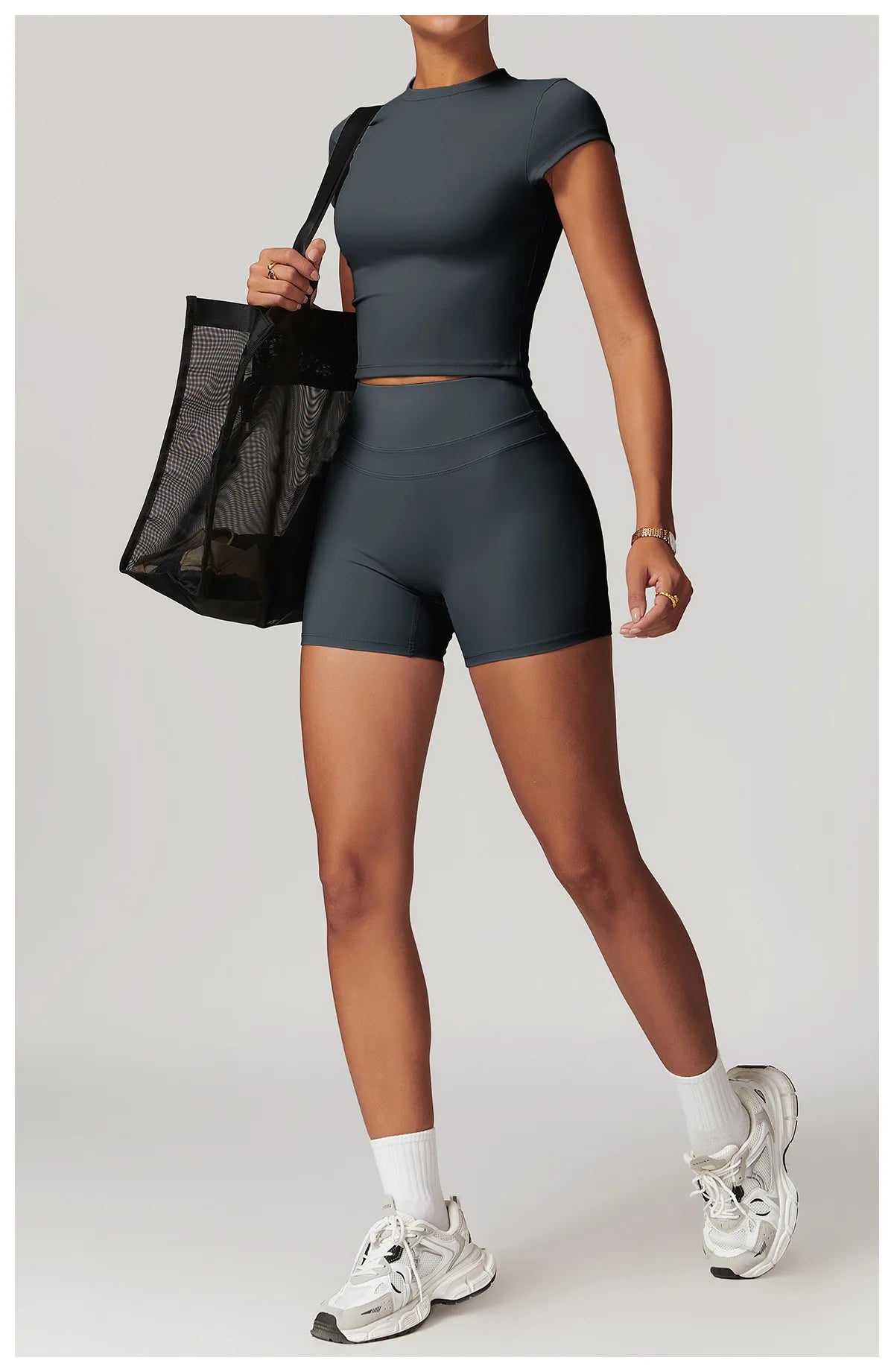 Women Clothes Yoga Top Sport T Shirt Fitness Clothes Short Sleeve Yoga Shirt Gym Top Workout Running Active Wear Sport Top