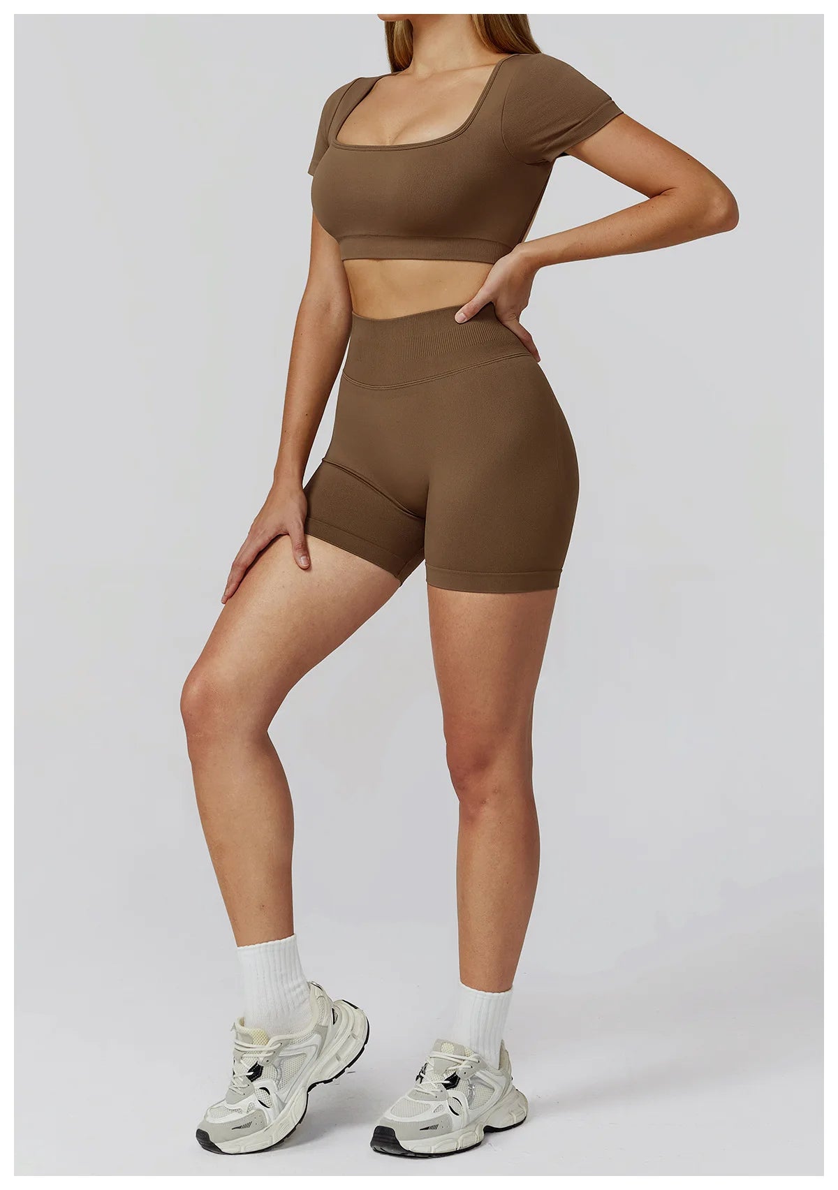 Seamless Running Impact Sports Shorts Women Buttock Lift Gym Leggings Women Cycling Slim Workout Shorts High Waist Yoga Shorts