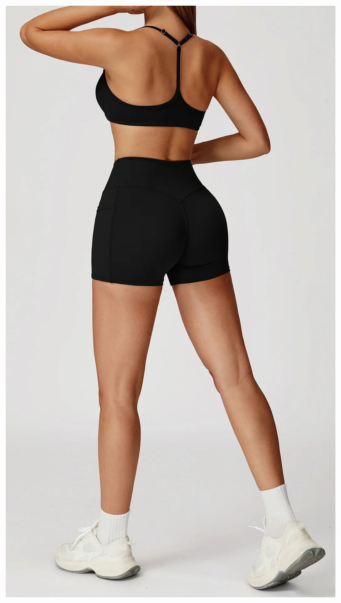 Women Tracksuit Yoga Set 2PCS Gym Workout Clothes for Female Push Up Bra High Waist Leggings Sexy Fitness Sportswear Sports Suit