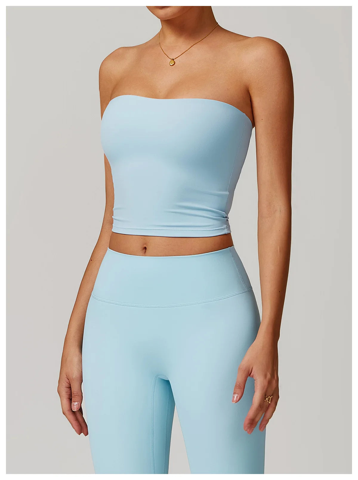 New Strapless Yoga Vest for Women Sexy Beautiful Back Sports Bra Shock Resistant Quick Drying Fitness Top for Women Underwear