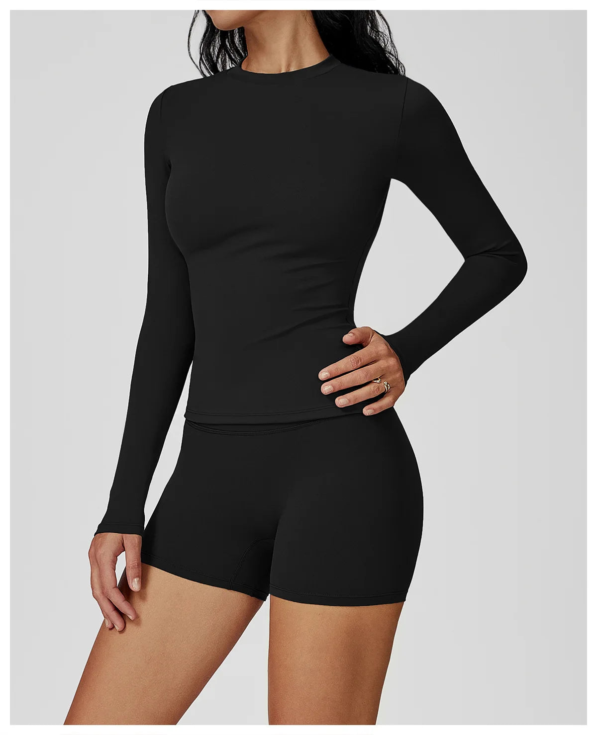 Yoga Shirts For Women Long Sleeve Fitness Running Push Up Gym Shirts Female Workout Breathable High Elastic Sports Top
