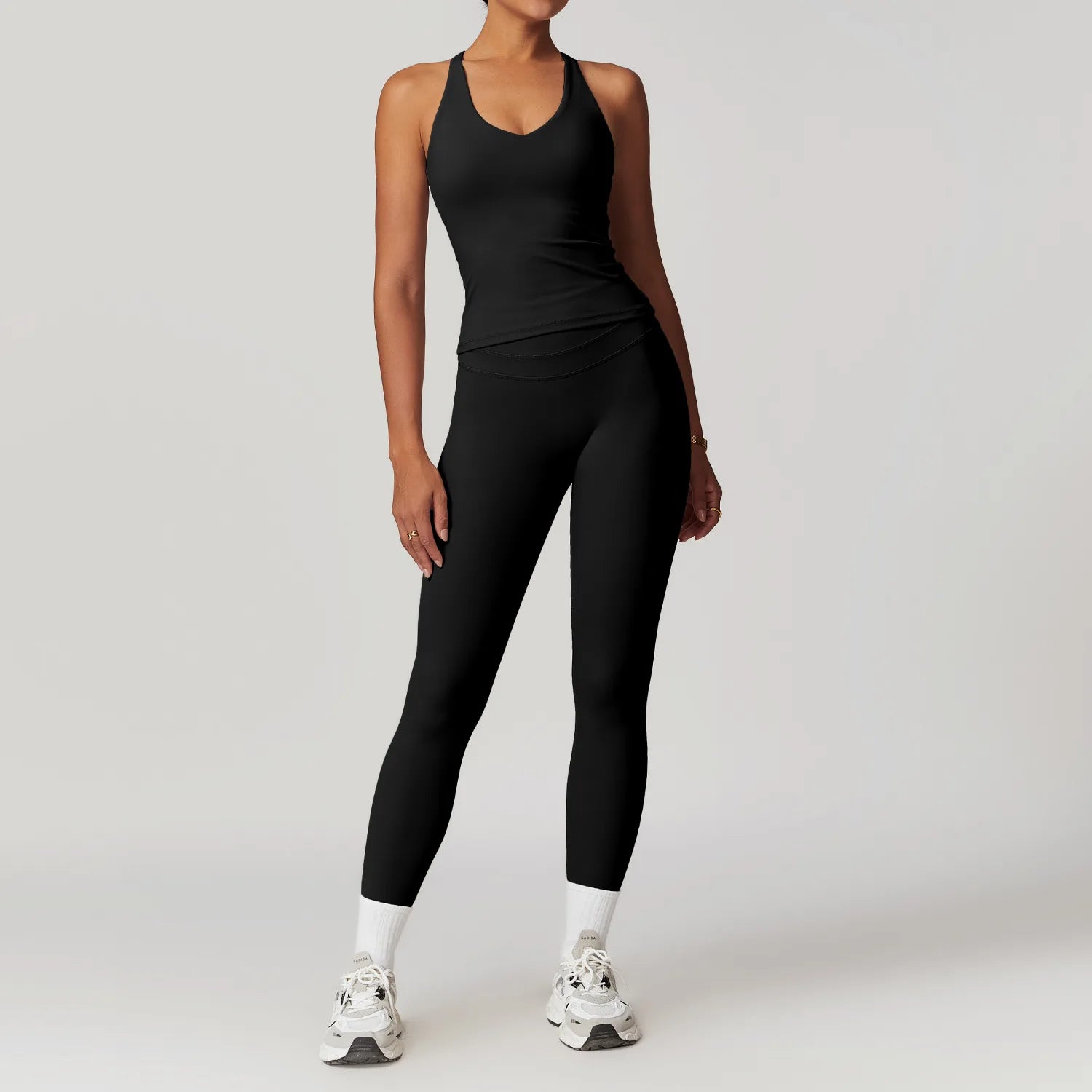 Yoga Suit 2PCS Sports Set Women Quick-Drying Gym Set Women Tracksuit Running Workout Short Sleeves Sports Yoga Clothing