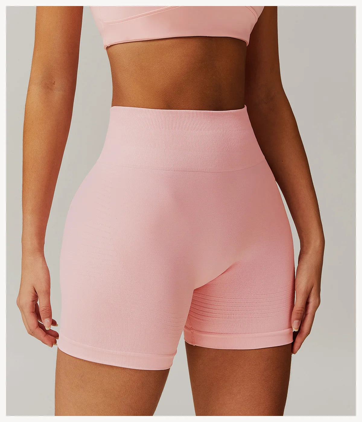 Seamless Women Yoga Shorts High Waist Workout Shorts Fitness Yoga Lift Butt Fitness Ladies Yoga Tights Gym Running Short Pants