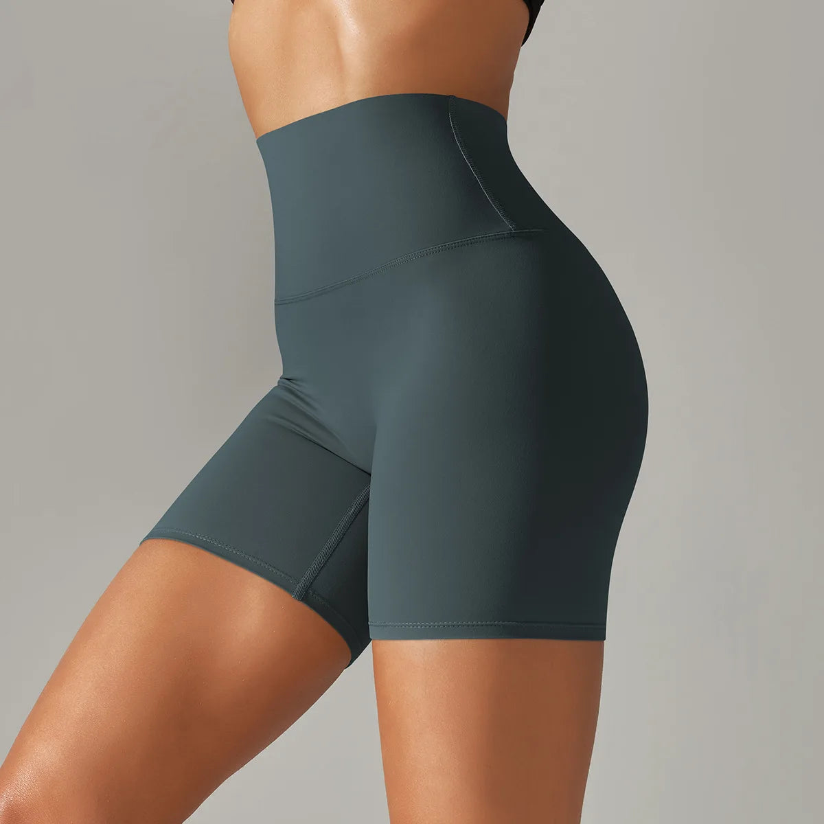 Seamless Yoga Shorts Women Fitness Shorts Running Cycling Shorts Breathable Sports Leggings High Waist Summer Workout Gym Shorts