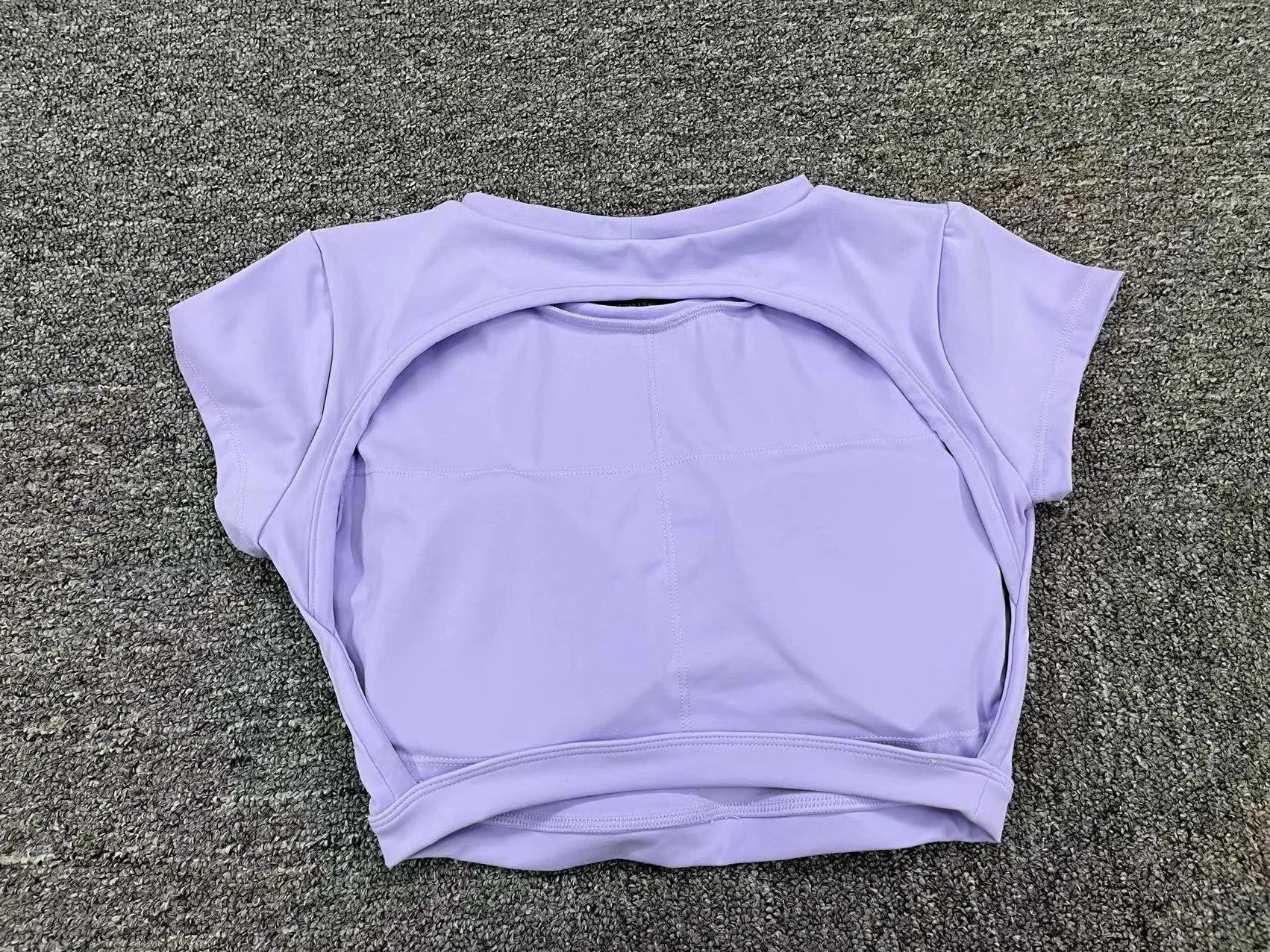 Hollow Beauty Back Crop Top Short Sleeve Yoga Shirt Women Fitness Workout Tops Gym Clothes Push Up Sportswear Running T-shirts