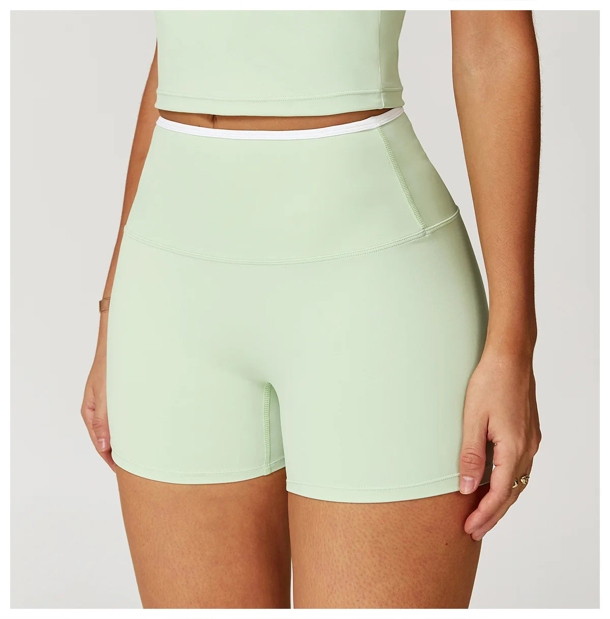 Women Yoga Shorts High Waist Workout Shorts Fitness Impact Shorts Yoga Lift Butt Fitness Ladies Cycling Gym Running Short Pants