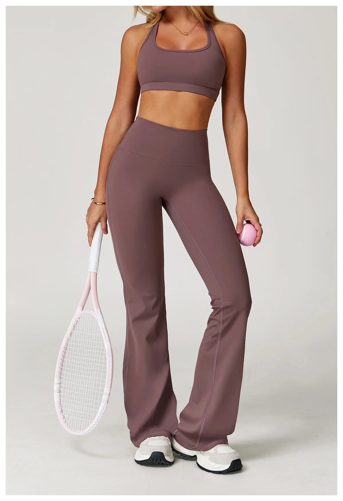 Impact Leggings Women Yoga Bell Bottoms Sports Yoga Pants Gym Clothes Fitness Workout Wear Tights Wide Leg Pants Flared Leggings