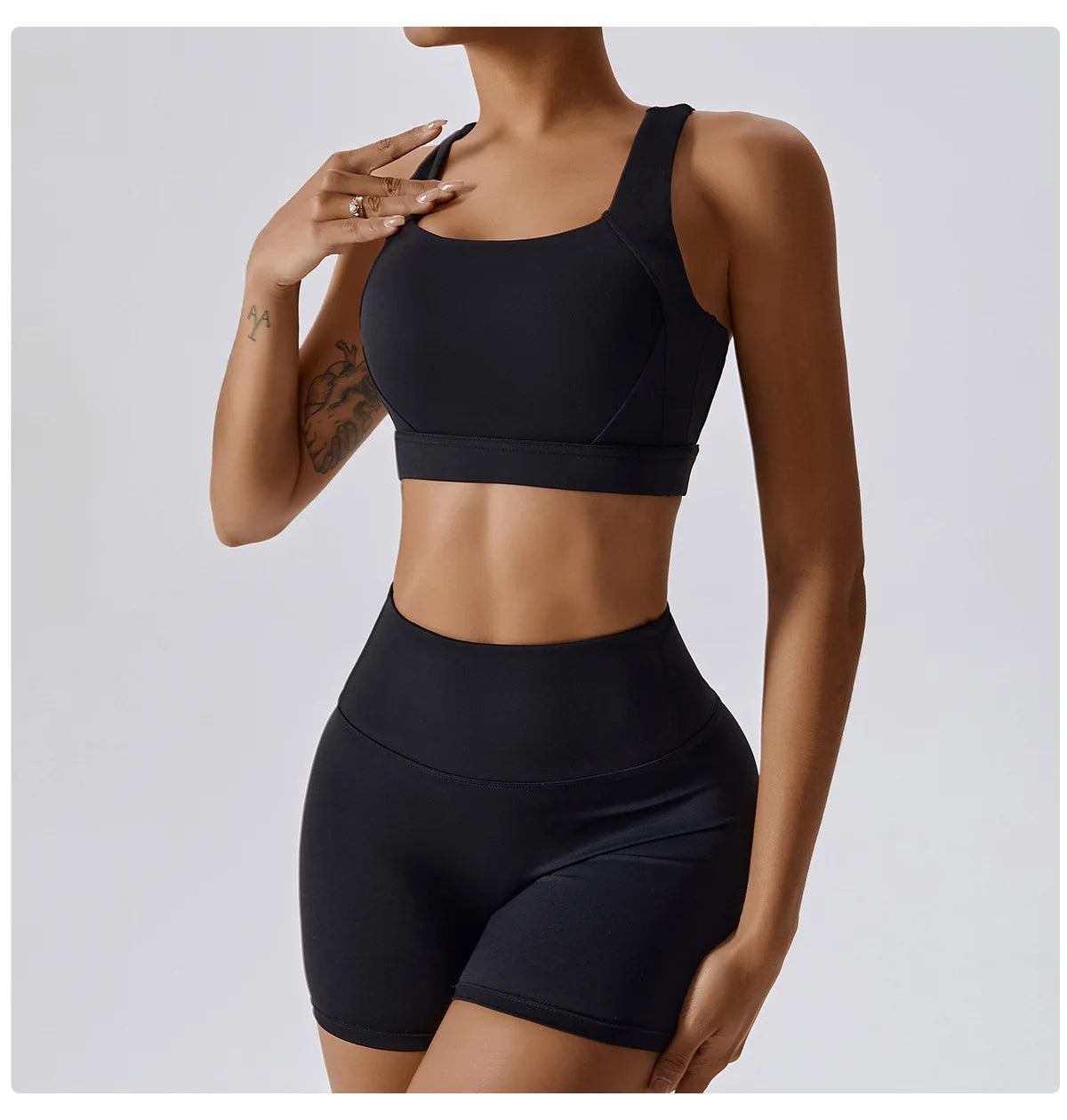 2/3PCS Yoga Set Gym Clothes Sportswear Yoga Suits For Women Tracksuit Fitness Set Tracksuits Sports Bra Gym Leggings Yoga Top
