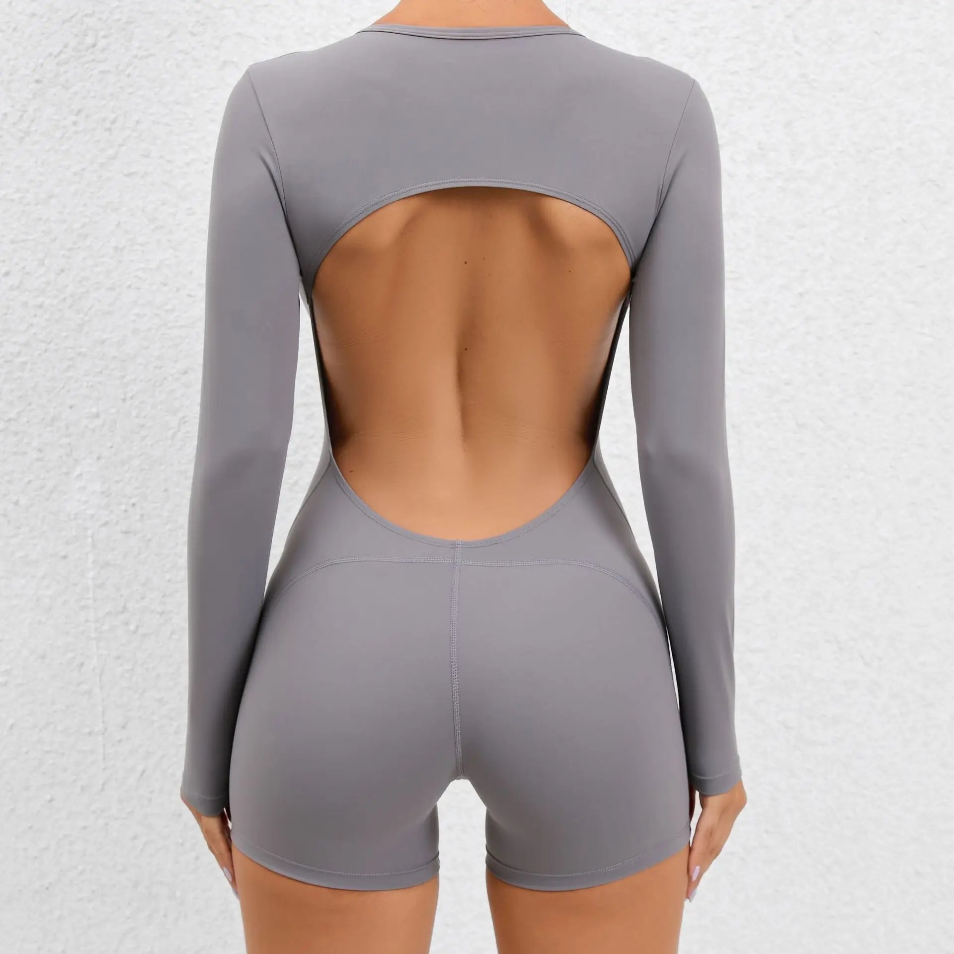 Women's Tracksuit Yoga Set Push Up Sports Jumpsuits Long Sleeves Fitness Rompers Sleeveless Sportswear Gym Set Workout Clothes