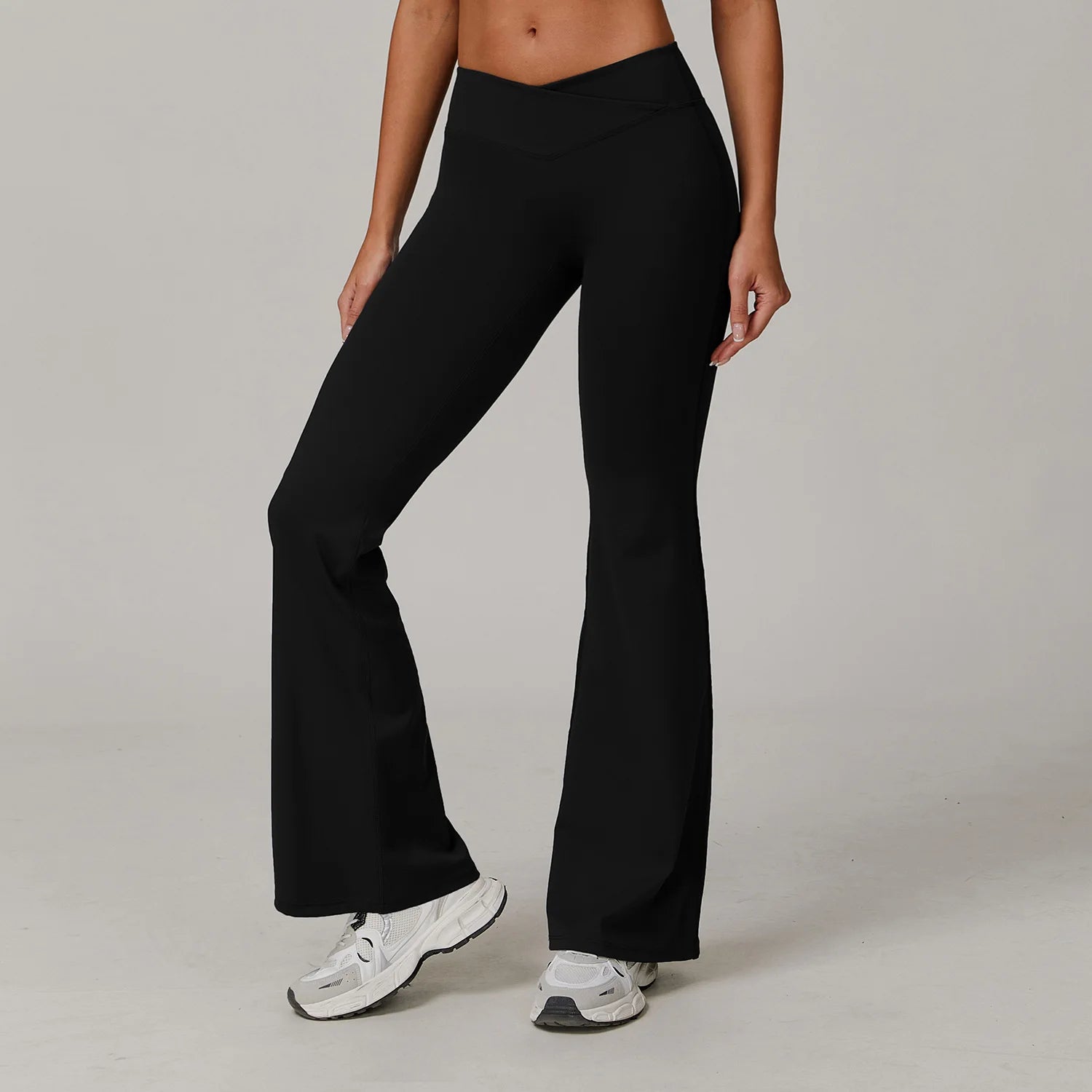 Wide Leg Pants Women Yoga Leggings Women Fitness Leggings Running Pant Sports Leggings High Waist Workout Tight Gym Bell-bottoms