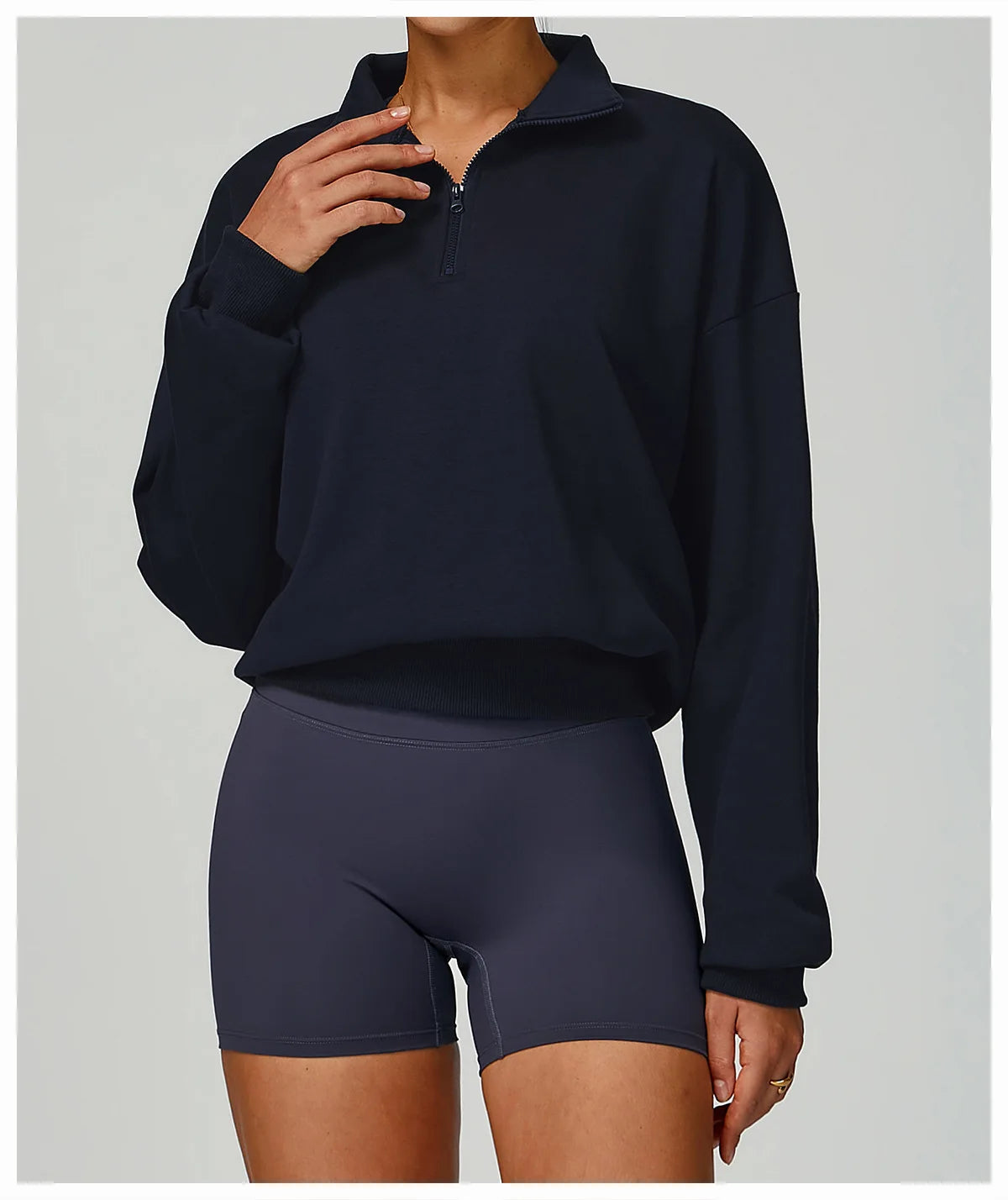 New Winter Zipper Hoodie Women's Long Sleeve Casual Loose Windproof Warm Versatile Hoodie Women's Running and Fitness Sportswear