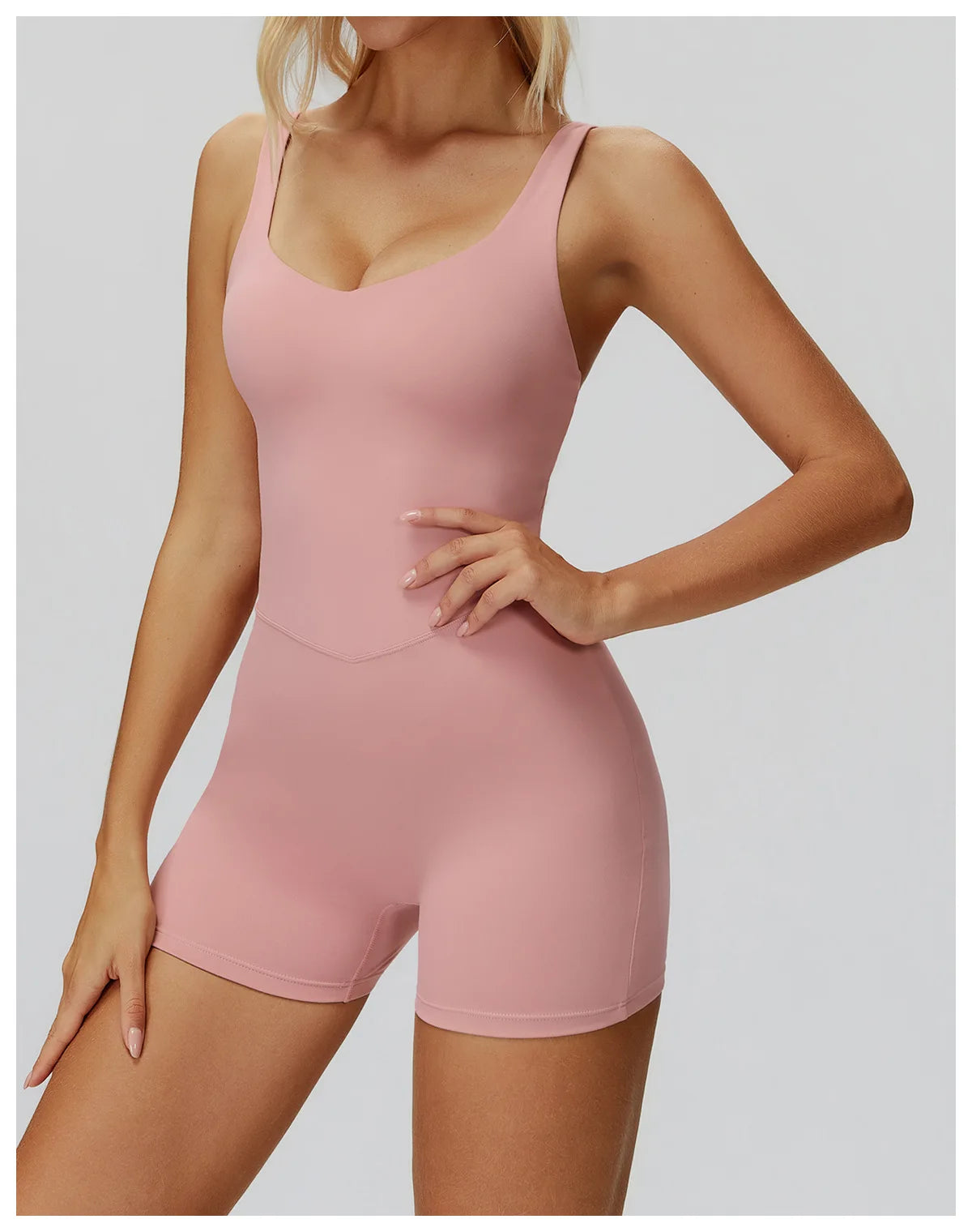 Jumpsuit Women's Short Tracksuit Yoga Set One-Piece Sportswear Push Up Gym Workout Clothes Fitness Stretch Bodysuit Yoga Suit