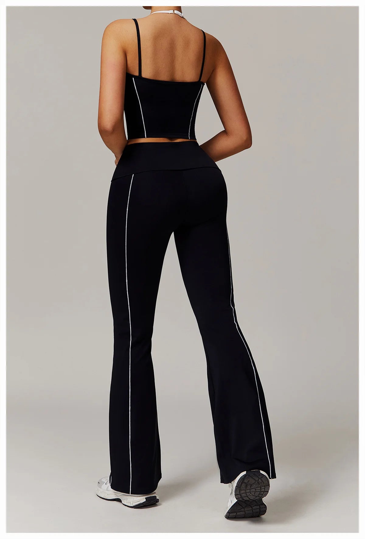 Fitness Bell-bottoms Women Sport Leggings High Waist Wide Leg Pants Yoga Leggings Gym Quick Dry Push Up Slim Pants Female Tights
