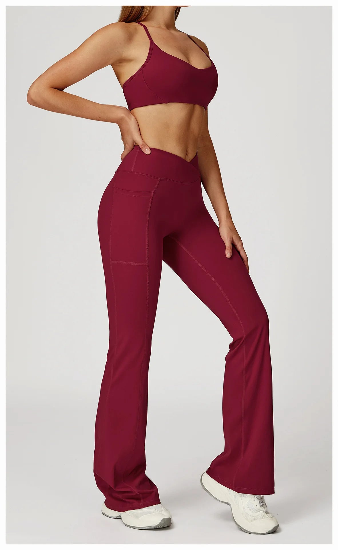 Women Tracksuit Yoga Set 2PCS Gym Workout Clothes for Female Push Up Bra High Waist Leggings Sexy Fitness Sportswear Sports Suit