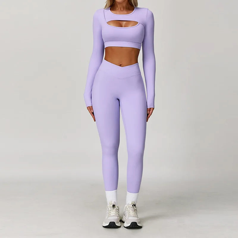 Sportswear Yoga Set 2PCS Gym Clothes Workout Outfits Yoga Suits For Women Tracksuits Fitness Set Sports Bra Running Gym Leggings
