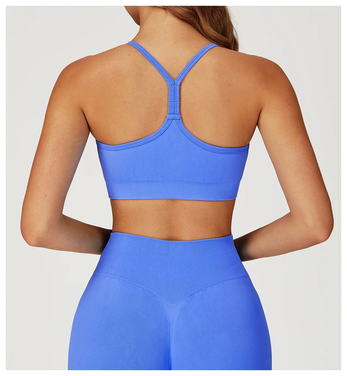 Breathable Sports Bra Anti-Sweat Fitness Top Women Yoga Bra Crop Top Push Up High Strength Sport Bra Seamless Gym Workout Top