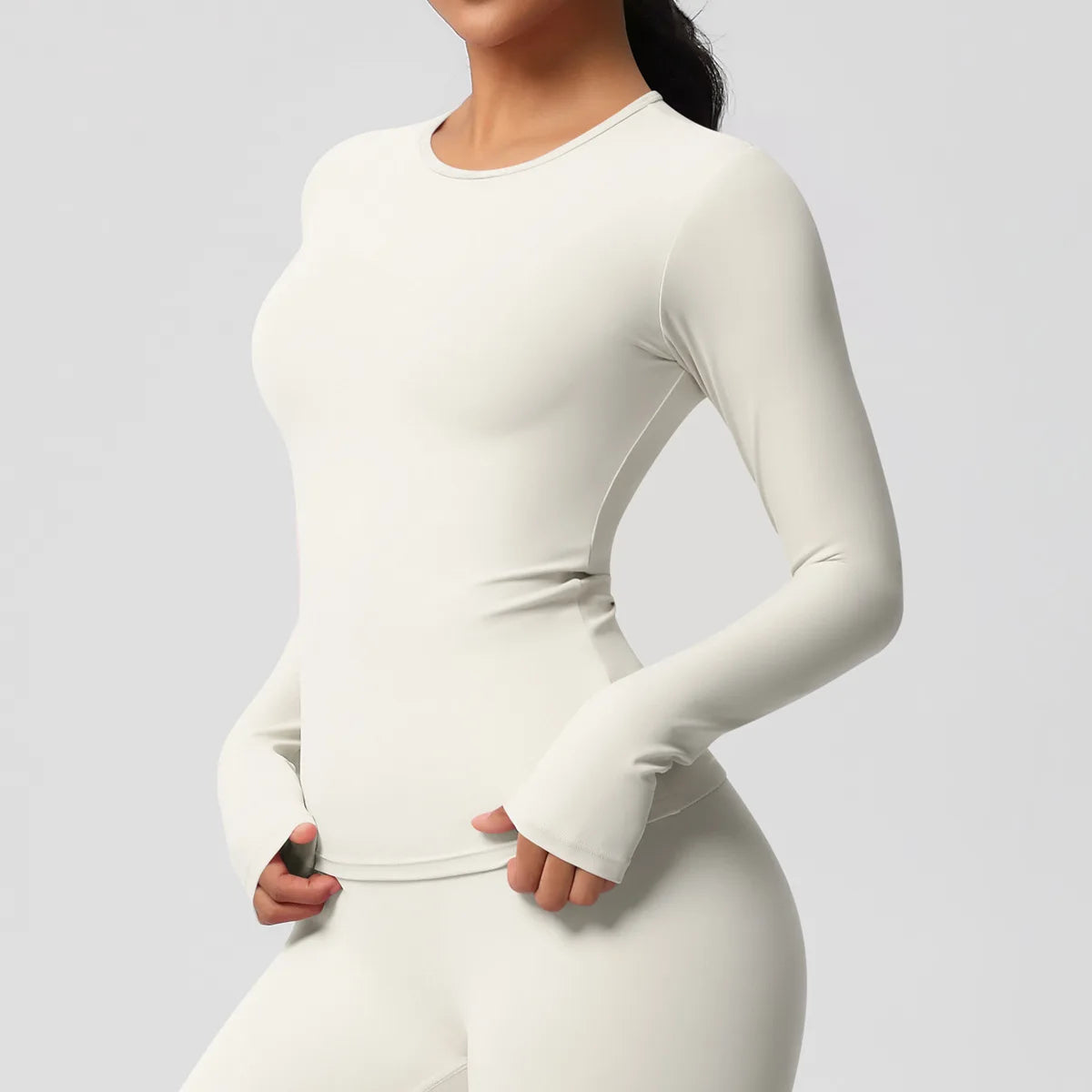 Yoga Shirts For Women Long Sleeve Fitness Running Push Up Gym Clothes Workout Dry Fit Breathable High Elastic Sports Top