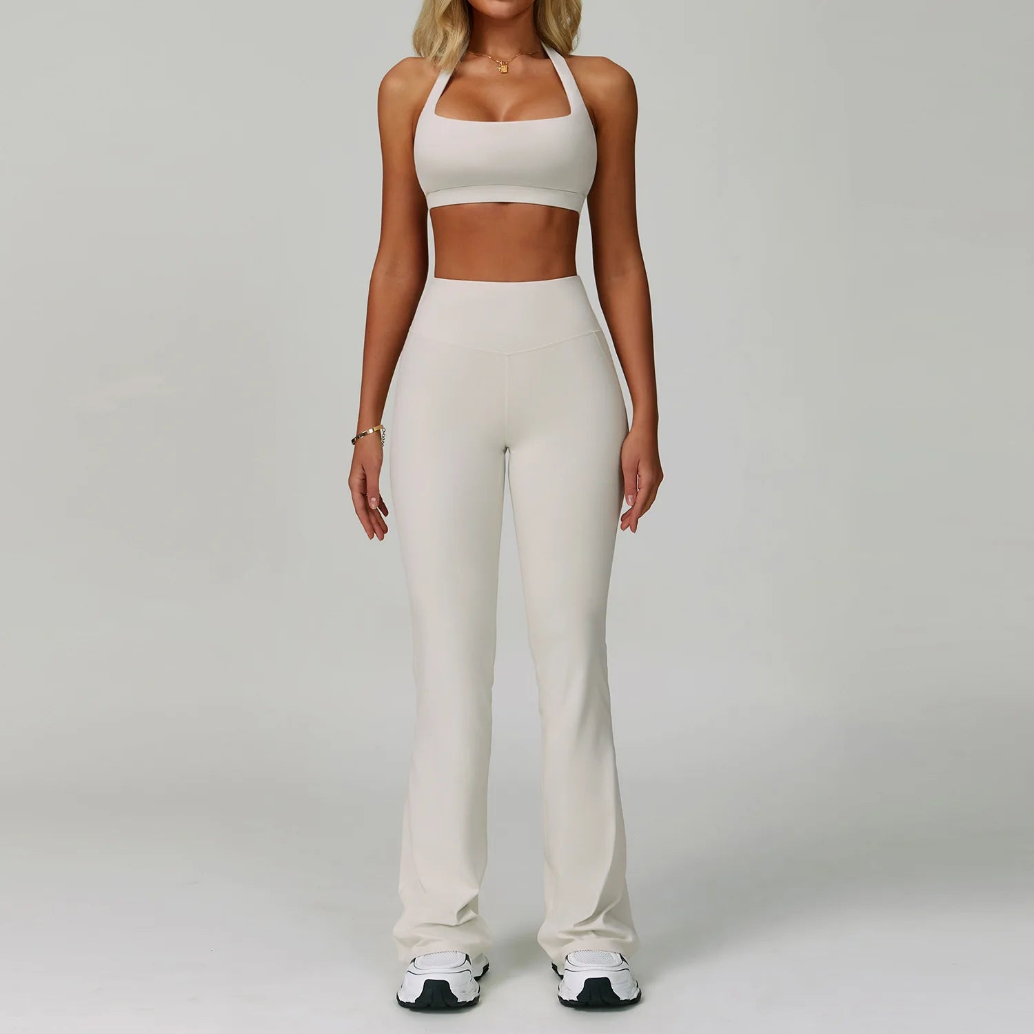2 Piece Set Women's Tracksuit Fitness Clothes Yoga Sets Sportswear Workout Bra High Waist Leggings Set Gym Clothing Sports Suits
