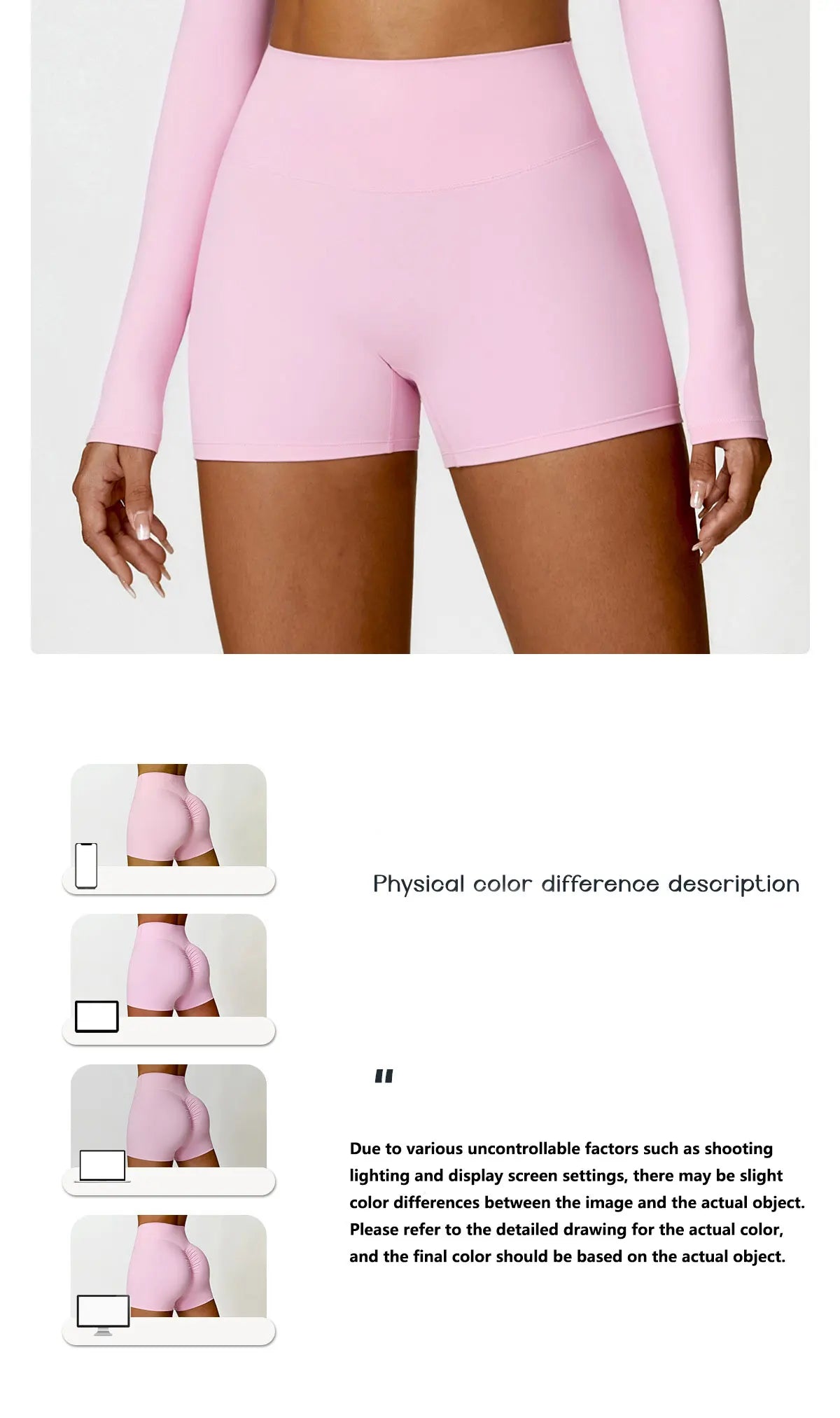 Women Sports Short Yoga Legging Shorts Squat Proof High Waist Fitness Tight Shorts Cycling Running Push Up Workout Gym Shorts