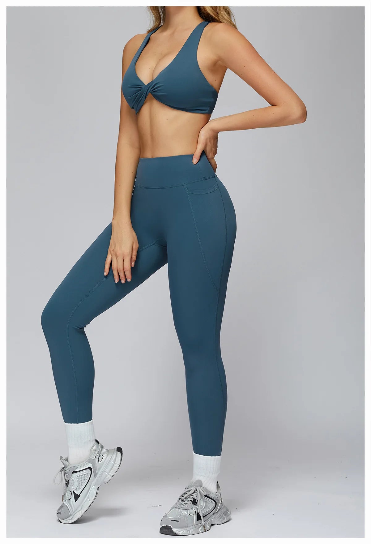High Intensity Sports Underwear Women Shockproof Sagging Resistant Yoga Vest Fitness Bra Integrated Professional Running Gym Top
