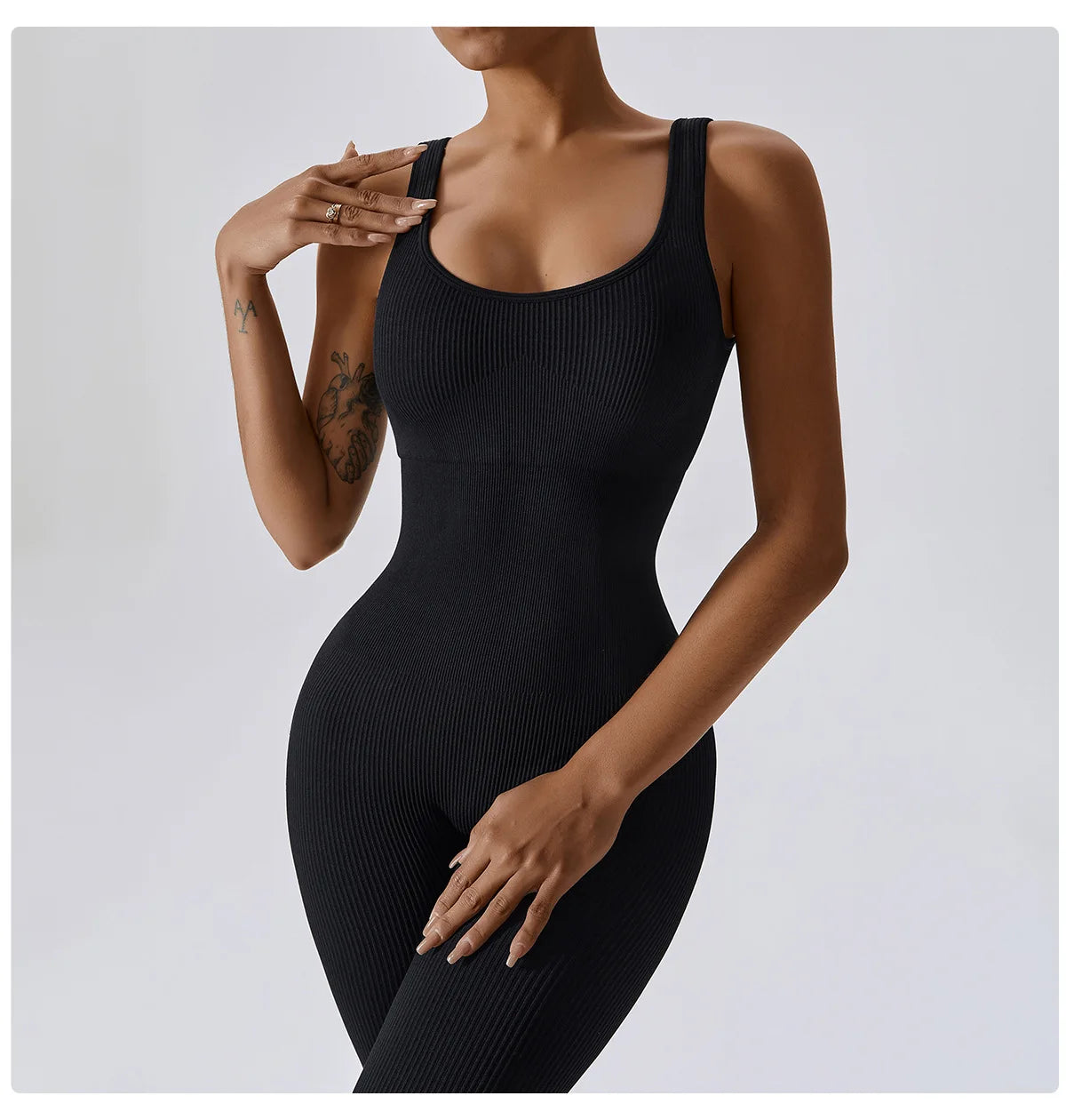 Women's Tracksuit Seamless Yoga Set Yoga Jumpsuits One Piece Workout Rompers Sportswear Gym Set Workout Clothes Women Bodysuit