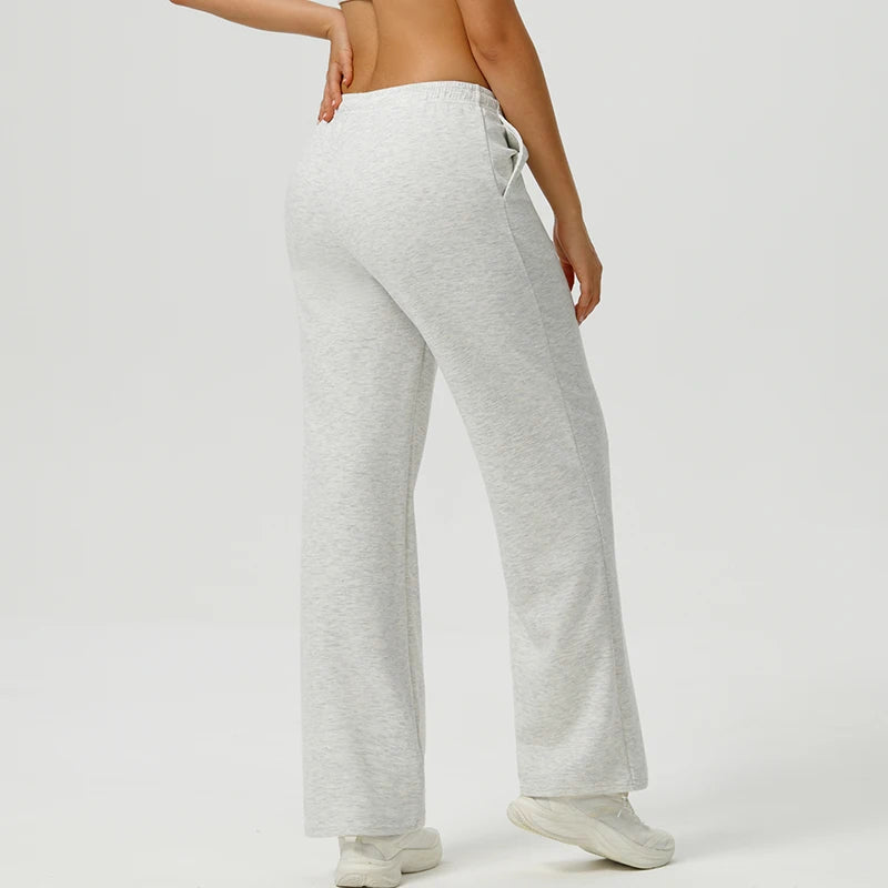 Flare Leggings Women Yoga Pants High Waist Breathable Wide Leg Pants Gym Sports Slim Flared Tight Pants Plus Size Dance Trousers