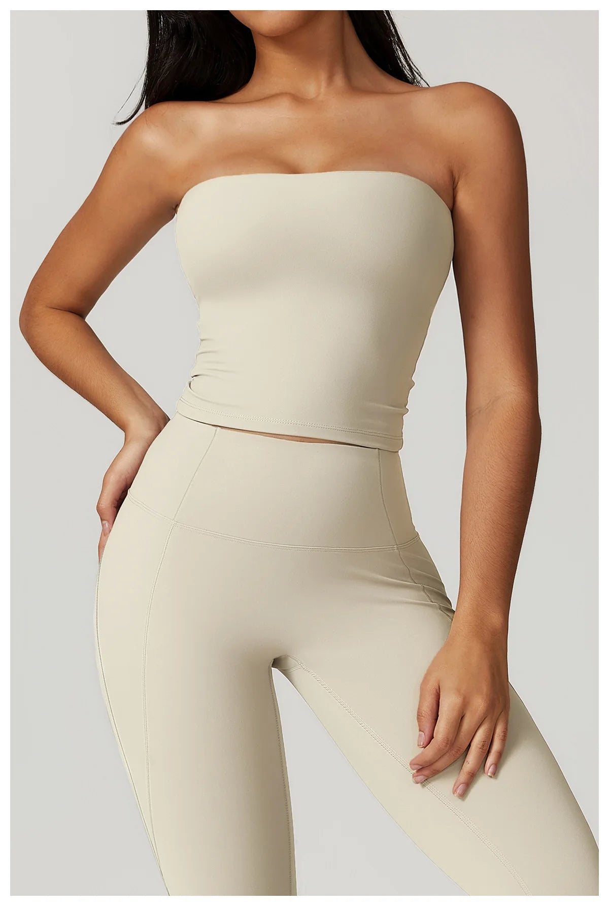 New Strapless Yoga Vest for Women Sexy Beautiful Back Sports Bra Shock Resistant Quick Drying Fitness Top for Women Underwear