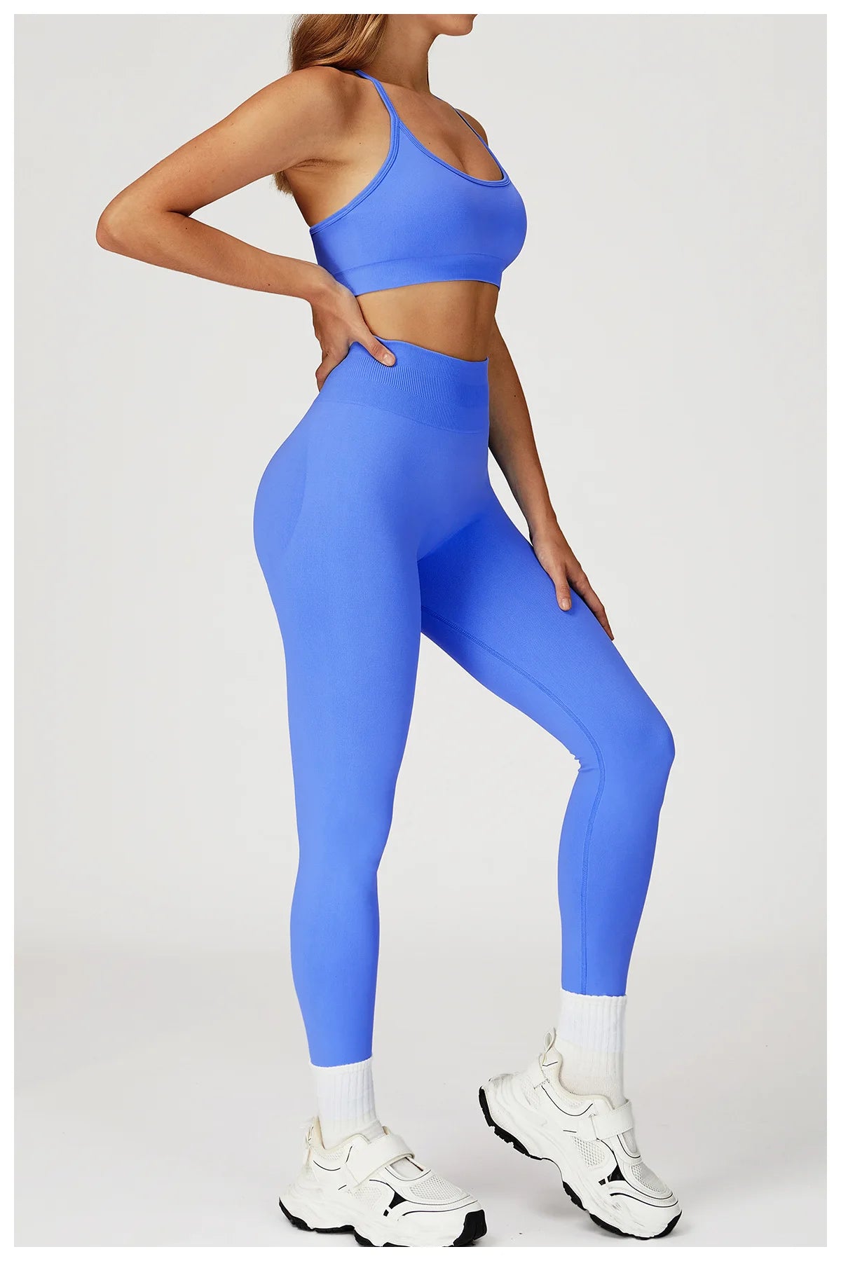 Breathable Sports Bra Anti-Sweat Fitness Top Women Yoga Bra Crop Top Push Up High Strength Sport Bra Seamless Gym Workout Top