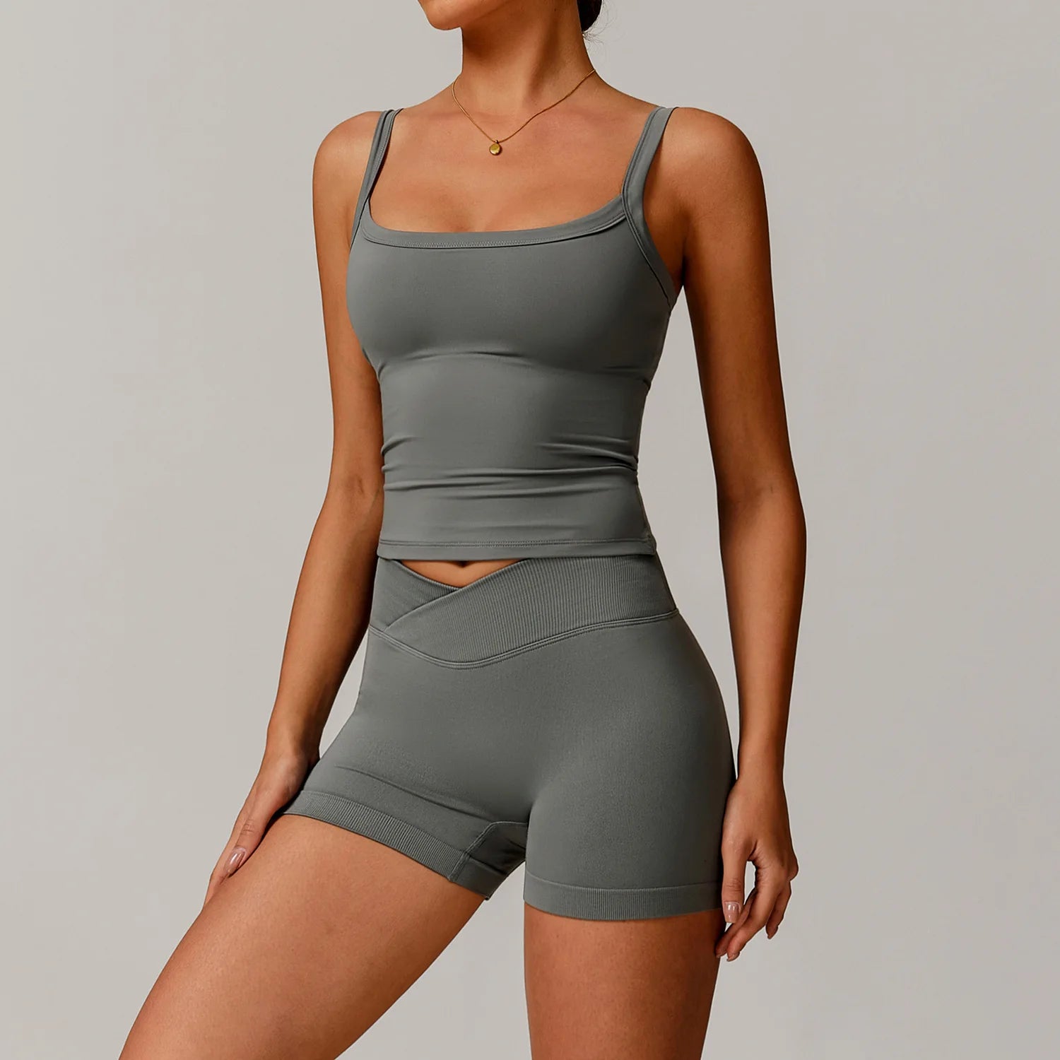 2 Pieces Yoga Suit Sports Set Women Athletic Wear Gym Set Women Tracksuit Running Workout Long Sleeve Sports Shirt Yoga Clothing