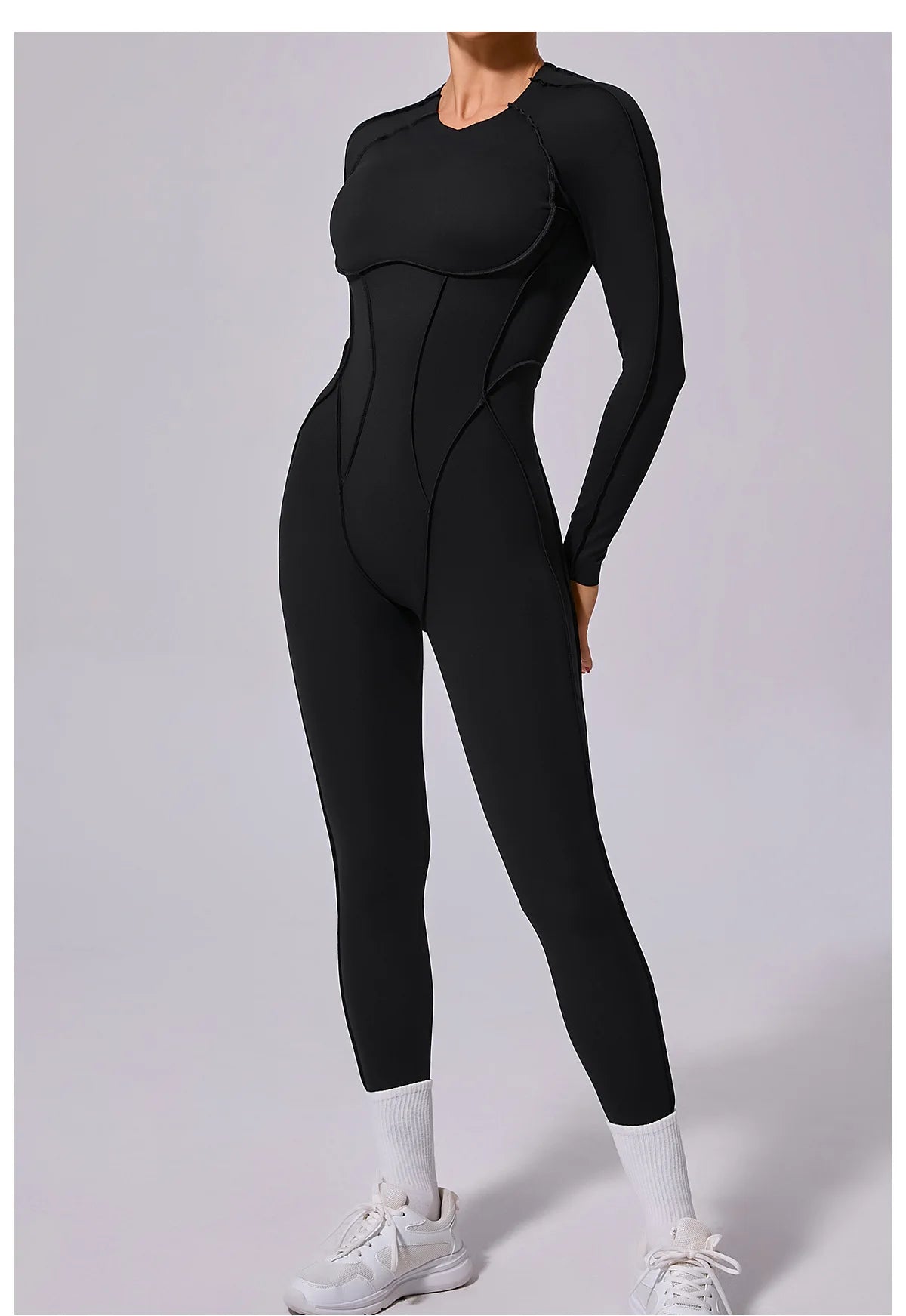 Workout Jumpsuit Sports Overalls Women Tracksuit Gym Clothing Running Long Sleeved Fitness Suits Gym Clothes Sportswear Yoga Set