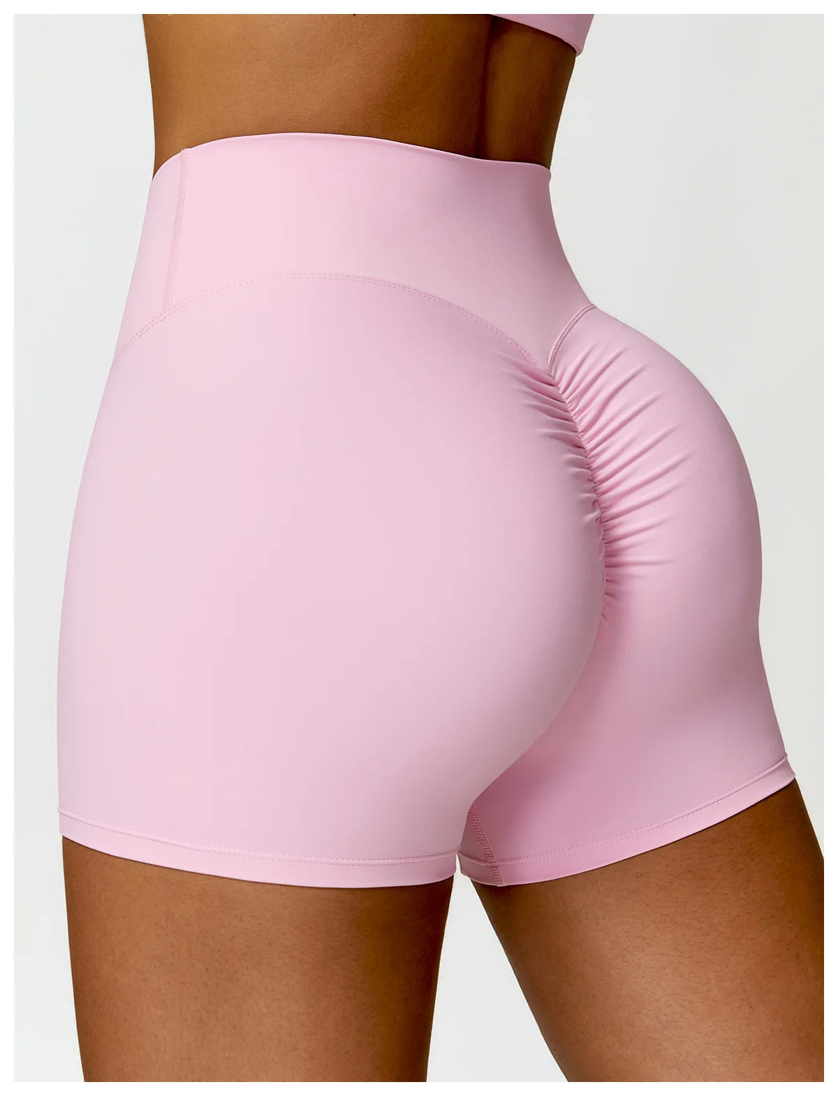 Women Sports Short Yoga Legging Shorts Squat Proof High Waist Fitness Tight Shorts Cycling Running Push Up Workout Gym Shorts