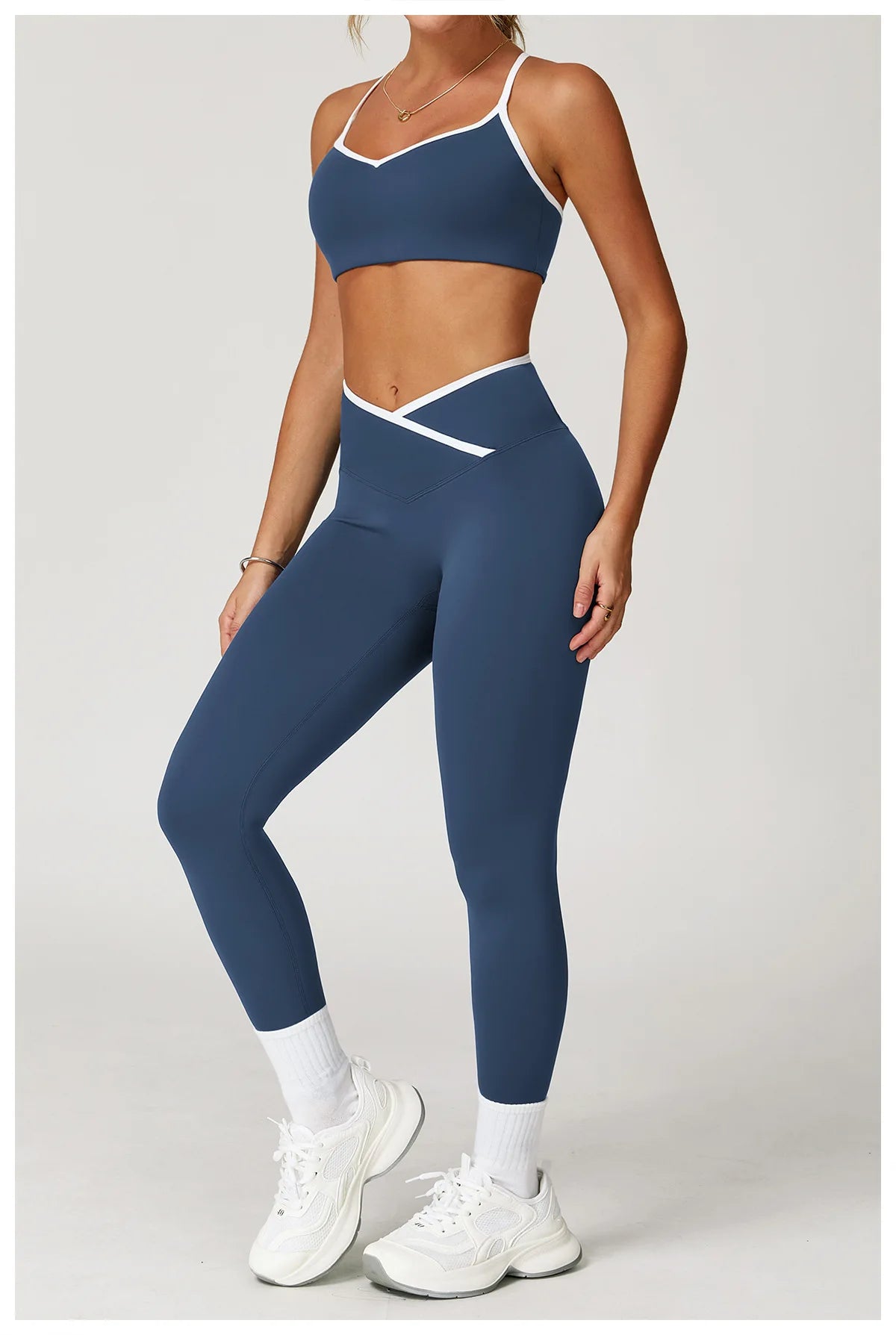 Women's Clothes Yoga Set 2 Pieces Workout Tracksuit Sportswear Gym Clothing High Waist Bell-bottoms Sexy Fitness Bta Sports Suit