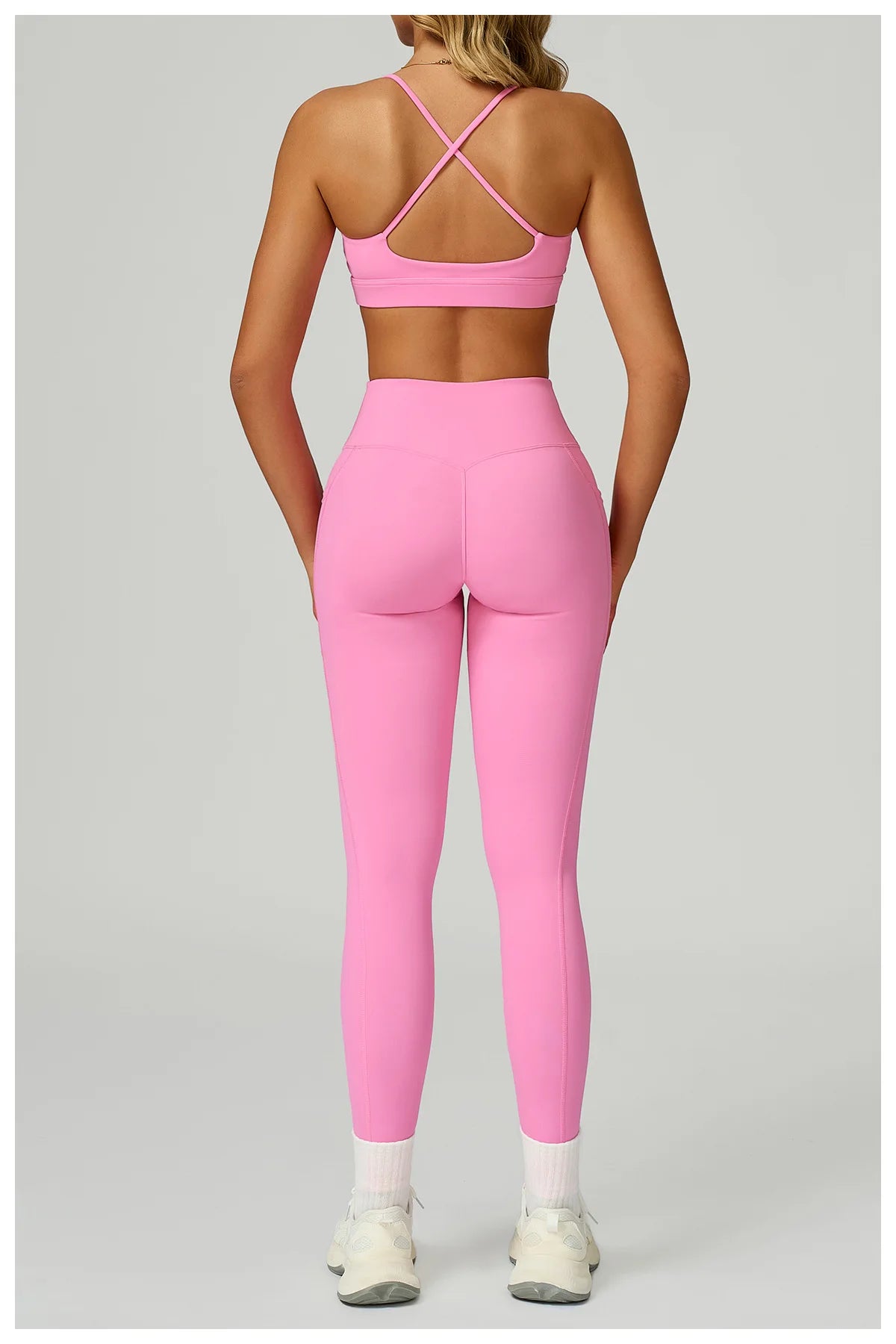 Yoga Suit 2PCS Women Tracksuit Sports Bra High Waist Leggings Shorts Outfit Gym Set Fitness Workout Clothes Push Up Sportswear