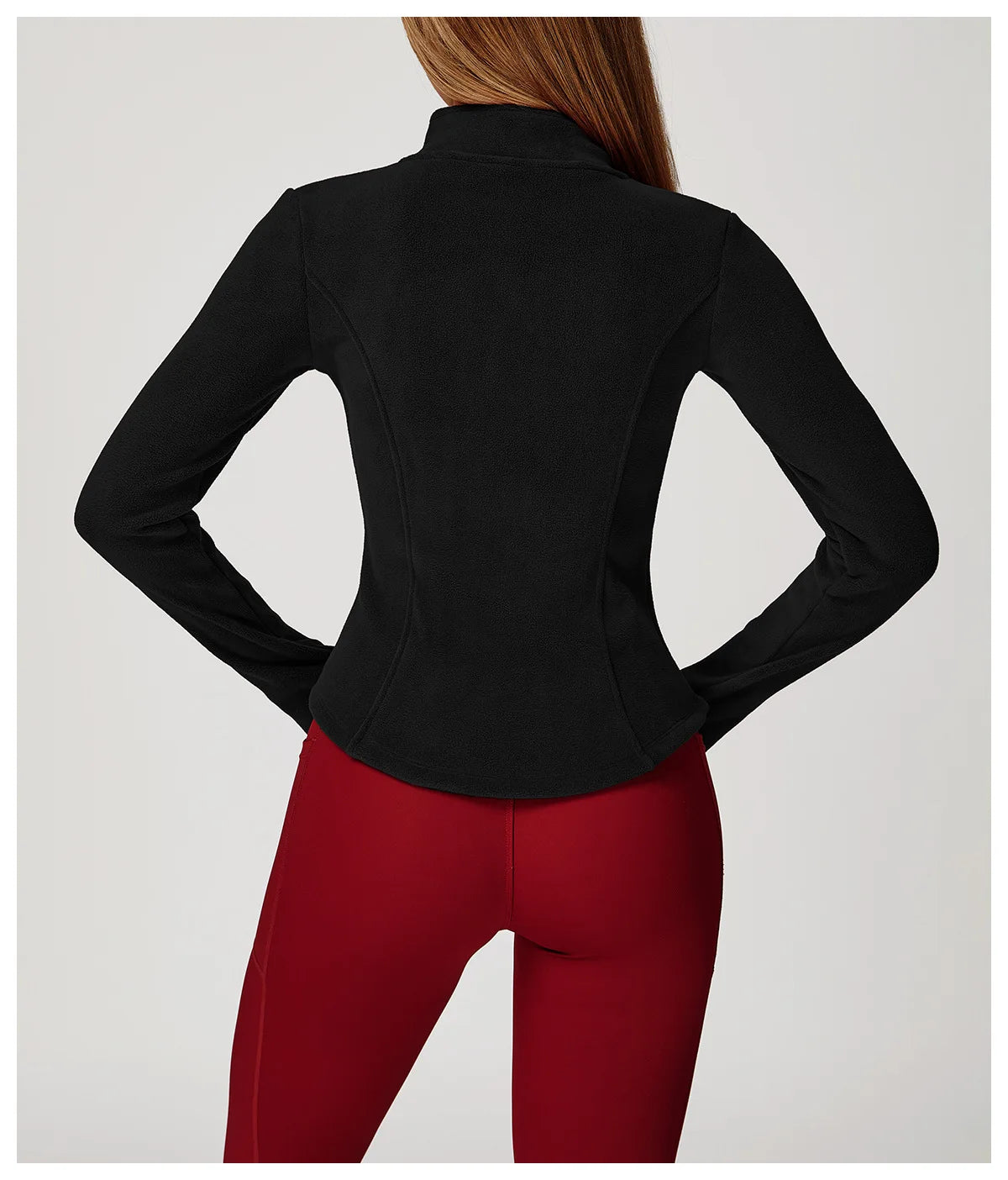Winter Fleece Jacket for Women Yoga Long Sleeved Lamb Fleece Jacket Fleece Outdoor Top Thickened Warm Jacket for Women Top