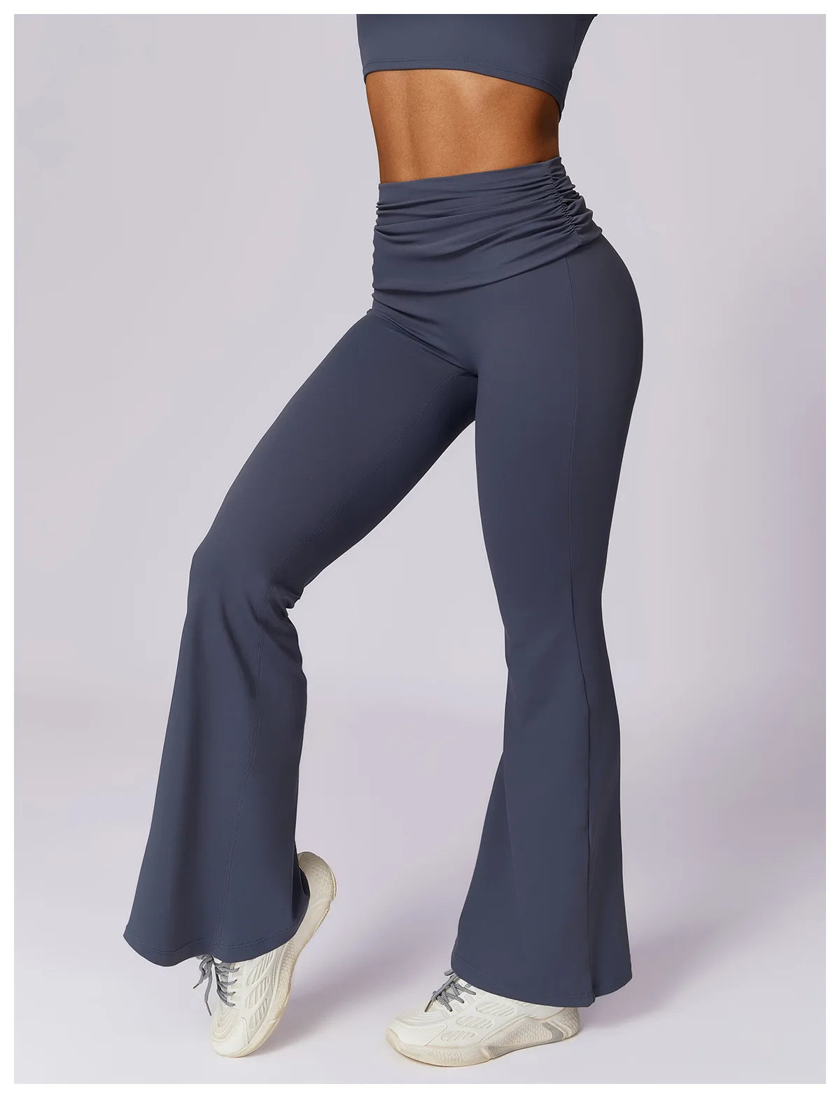 Workout Flare Leggings Yoga Pants Women High Waist Wide Leg Pant Women Gym Fitness Sports Black Flared Pant Latin Dance Trousers