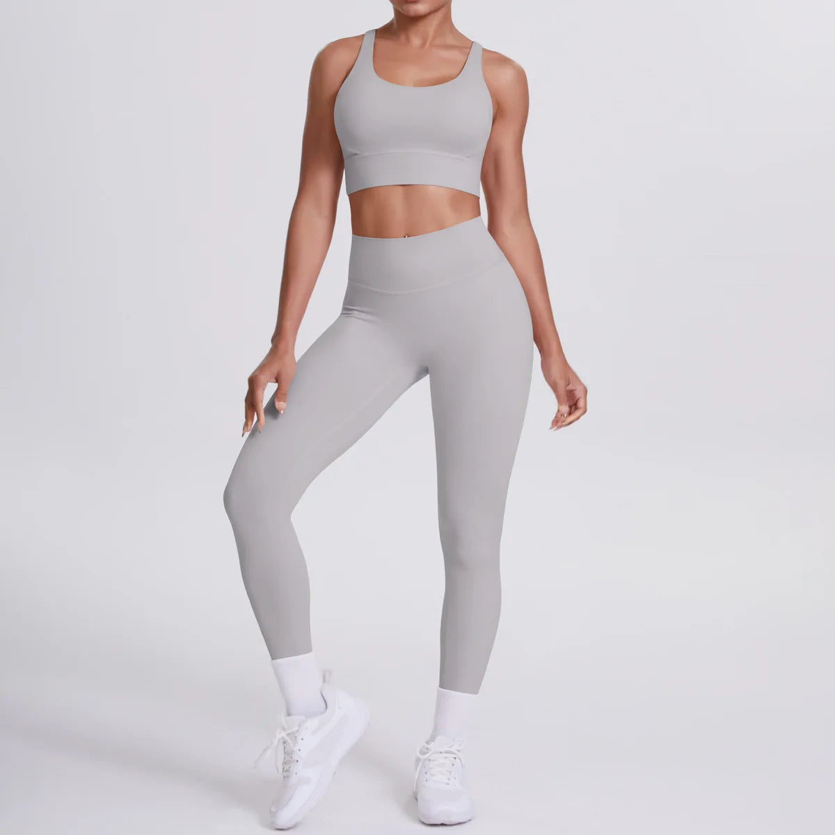 JJUREN Seamless Yoga Suit Women Tracksuit Sports Bra High Waist Leggings Yoga Outfit Gym Set Fitness Workout Clothes Sportswear