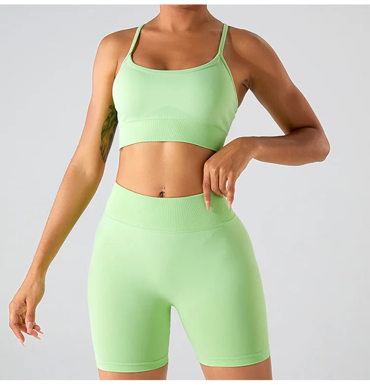Women Sexy Cross Sports Bra Yoga Gym Top Women Workout Running Yoga Bra Stretch Women Sports Underwear Fitness Workout Tank Top