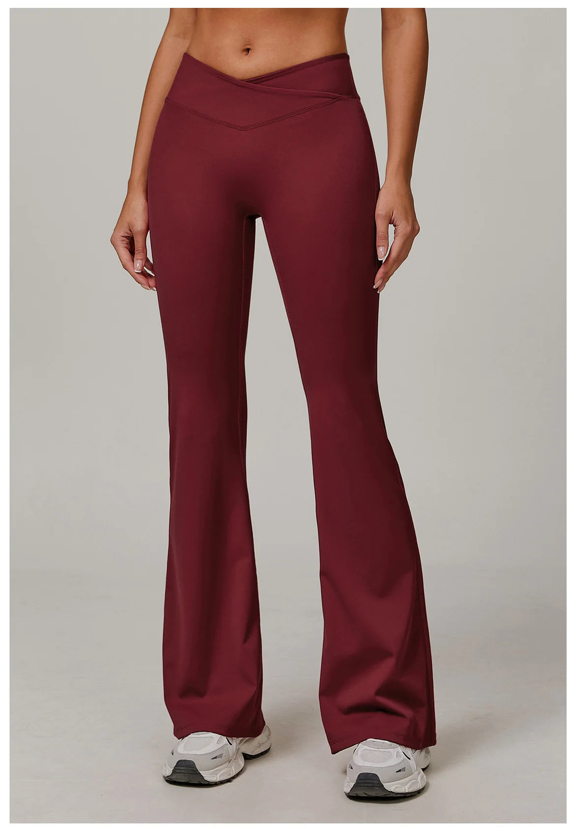 Wide Leg Pants Women Yoga Leggings Women Fitness Leggings Running Pant Sports Leggings High Waist Workout Tight Gym Bell-bottoms