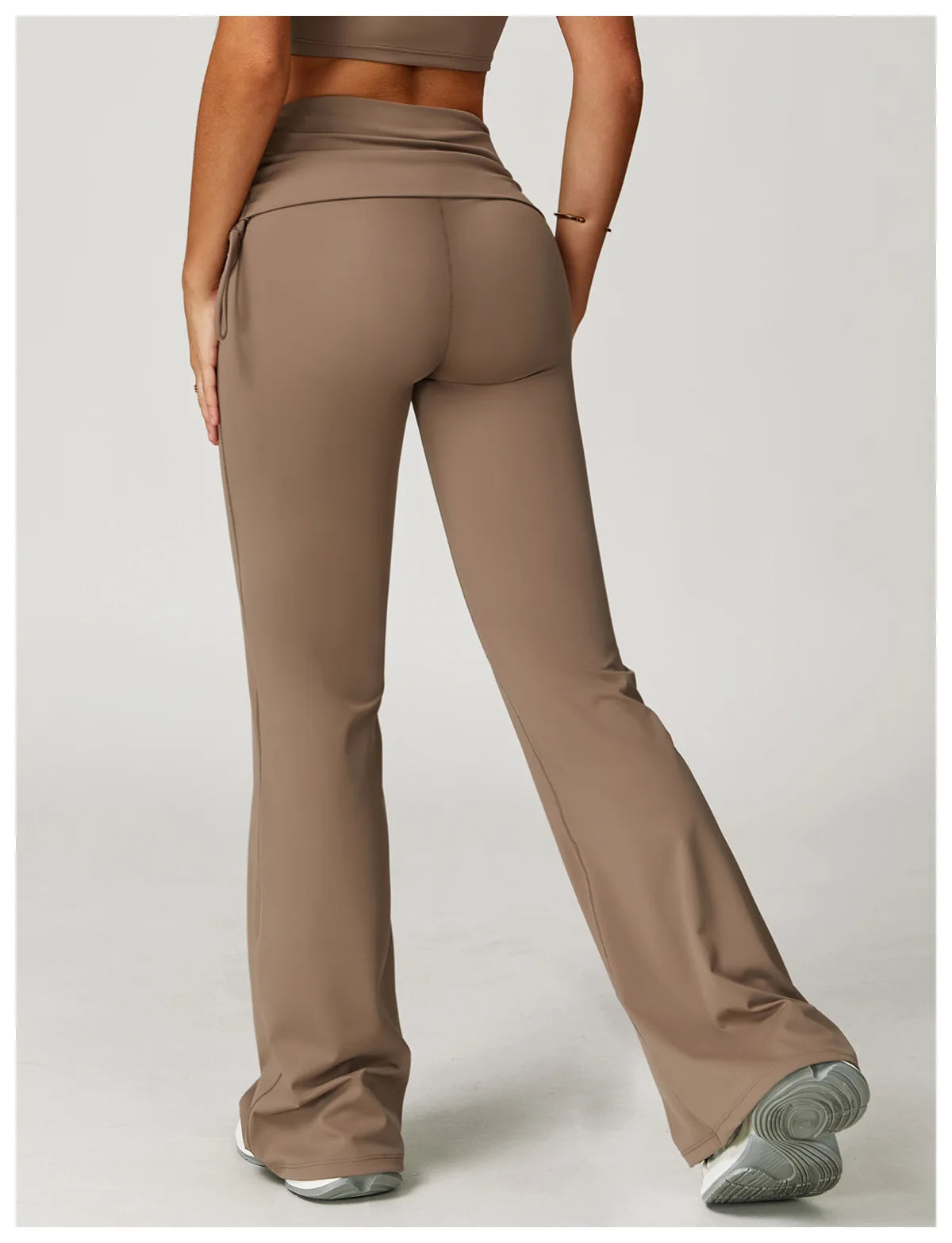 Yoga Bell-bottoms Gym Leggings Women Wide Leg Pants High Waist Booty Lifting Leggings Pants Women Sports Clothing Fitness Wear