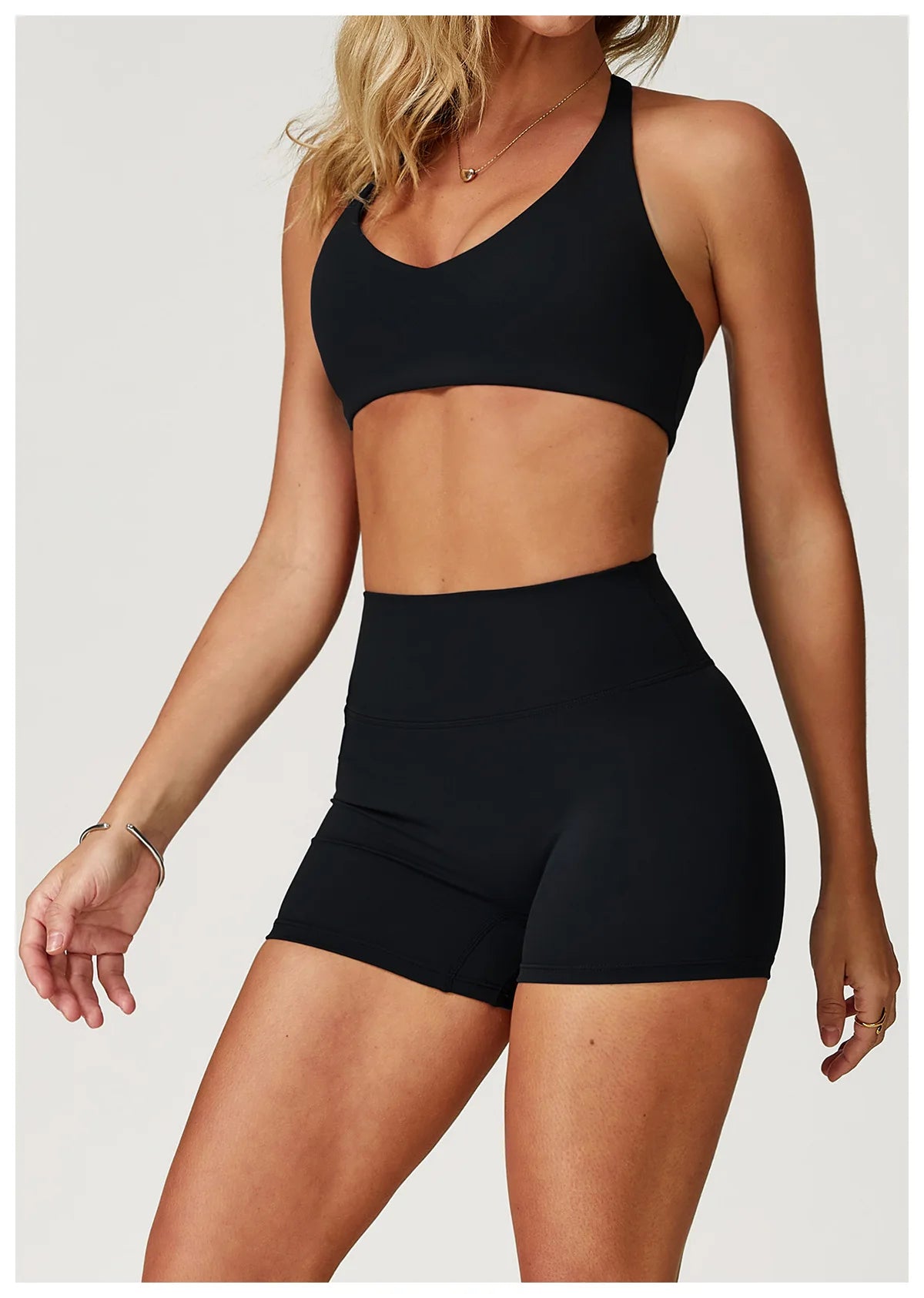 Women's Tracksuit 2PCS Fitness Suit Yoga Set Sportswear Workout Sports Bra High Waist Leggings Gym Clothing Seamless Sports Suit