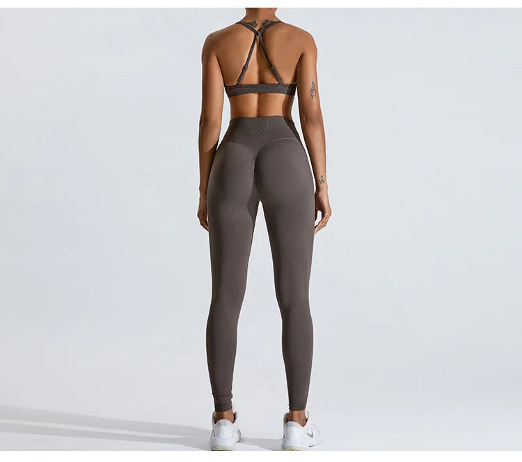 Seamless Women Fitness Sport Leggings High Waist Yoga Legging Gym Jogging Quick Dry Push Up Slim Pants Female Scrunch Butt Tight