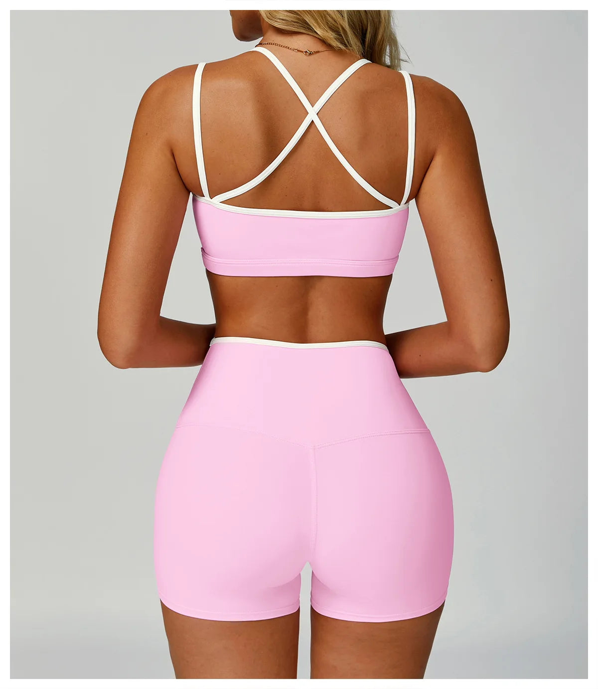 Gym Tracksuit Yoga Set 2 Pieces Workout Outfits Fitness Sportswear High Waist Leggings Sports Bra Athletic Wear Women Clothes
