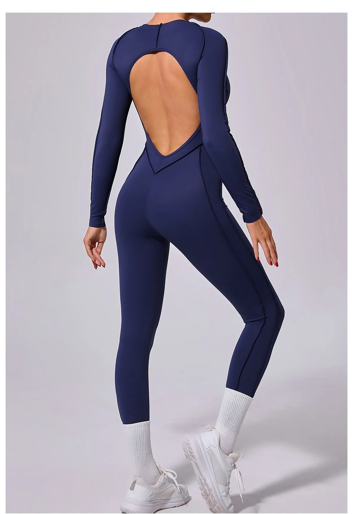 Workout Jumpsuit Sports Overalls Women Tracksuit Gym Clothing Running Long Sleeved Fitness Suits Gym Clothes Sportswear Yoga Set