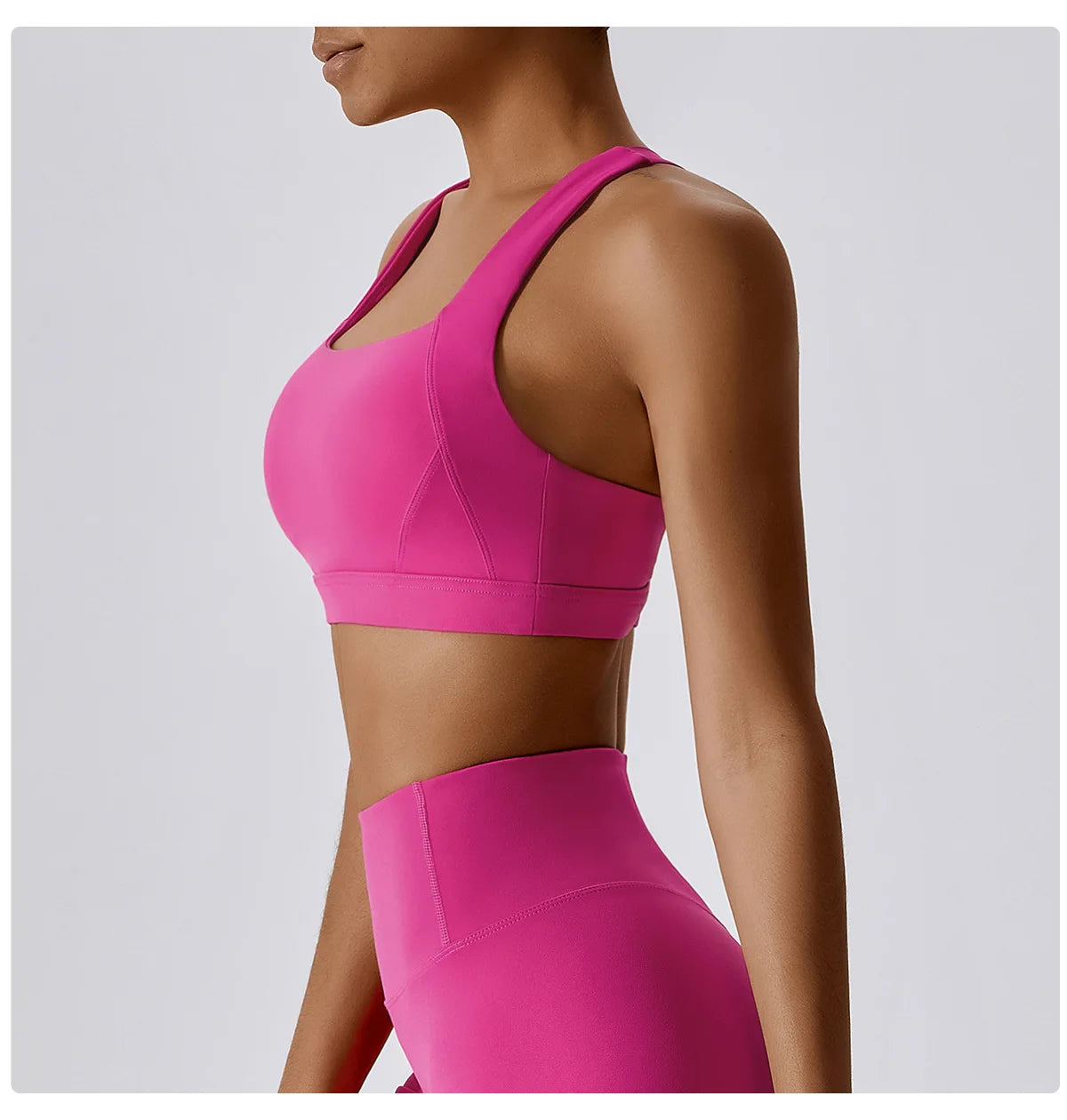 Breathable Sports Bra Shockproof Crop Anti-sweat Fitness Top Women Yoga Bra Push Up Sport Gym Running Workout Top Soft Underwear